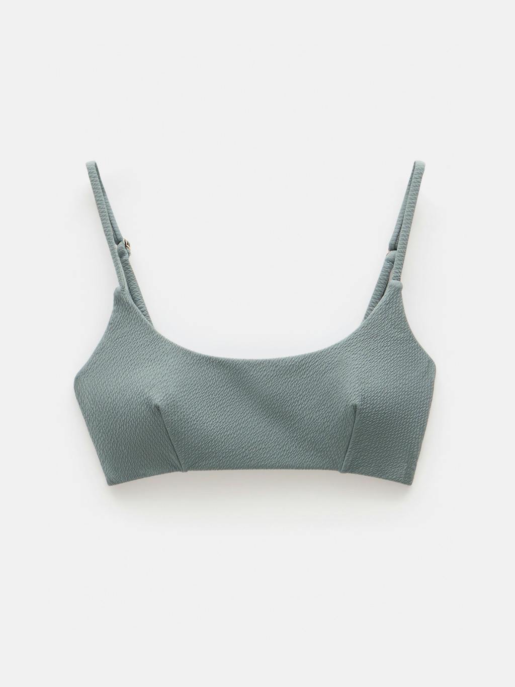 013234-2274-07 Square Neck Texture Bikini Top