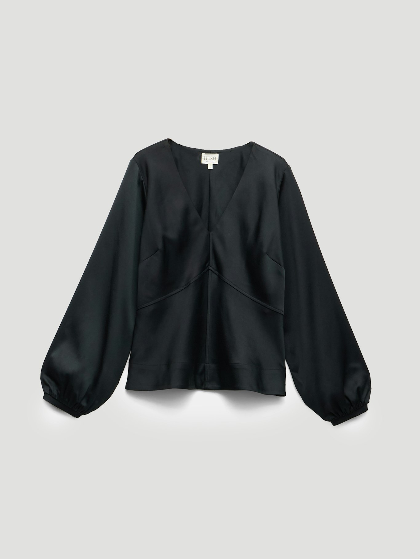 014854-0456-07 Grace Satin Long Sleeve Top