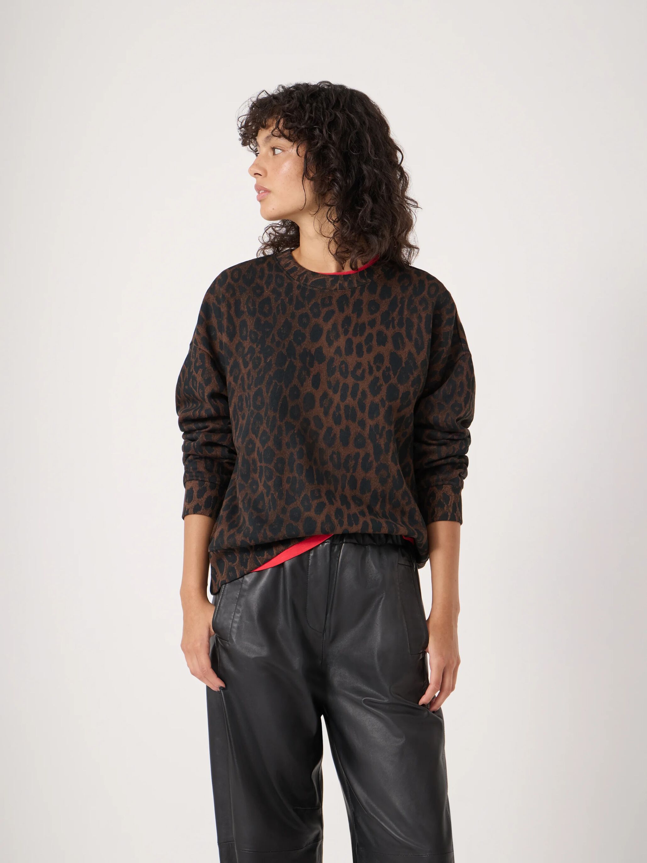 Leopard Print Sweatshirt