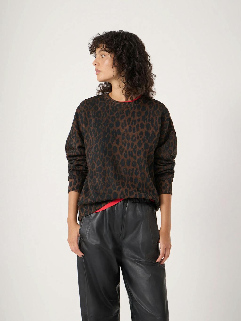 014549-4604-04 Leopard Print Sweatshirt
