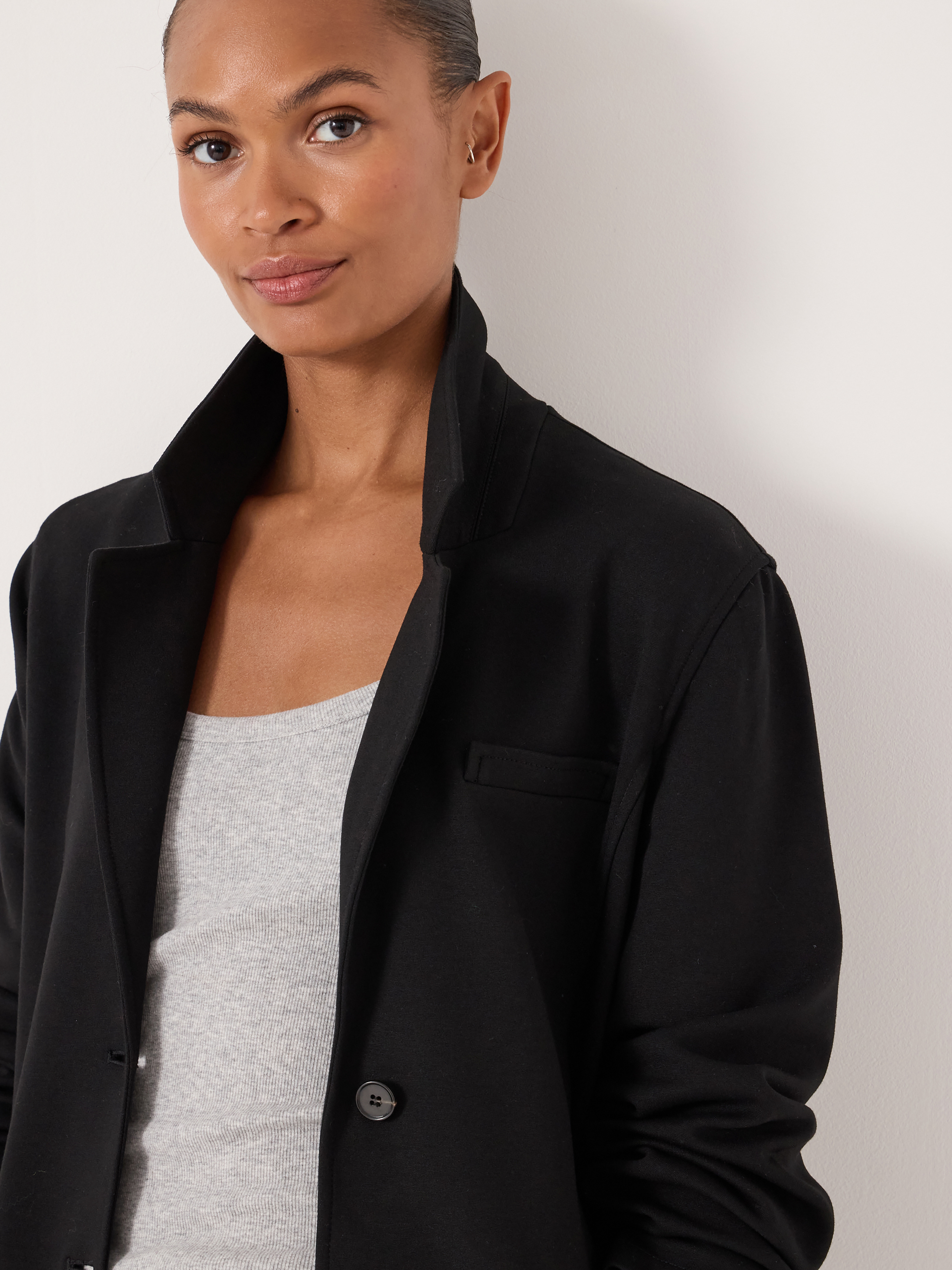 Relaxed Ponte Blazer