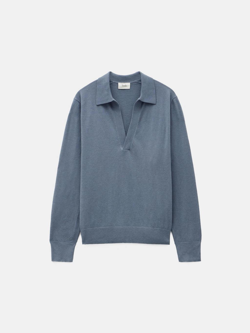 012041-1649-07 Wool Blend Polo Knitted Jumper