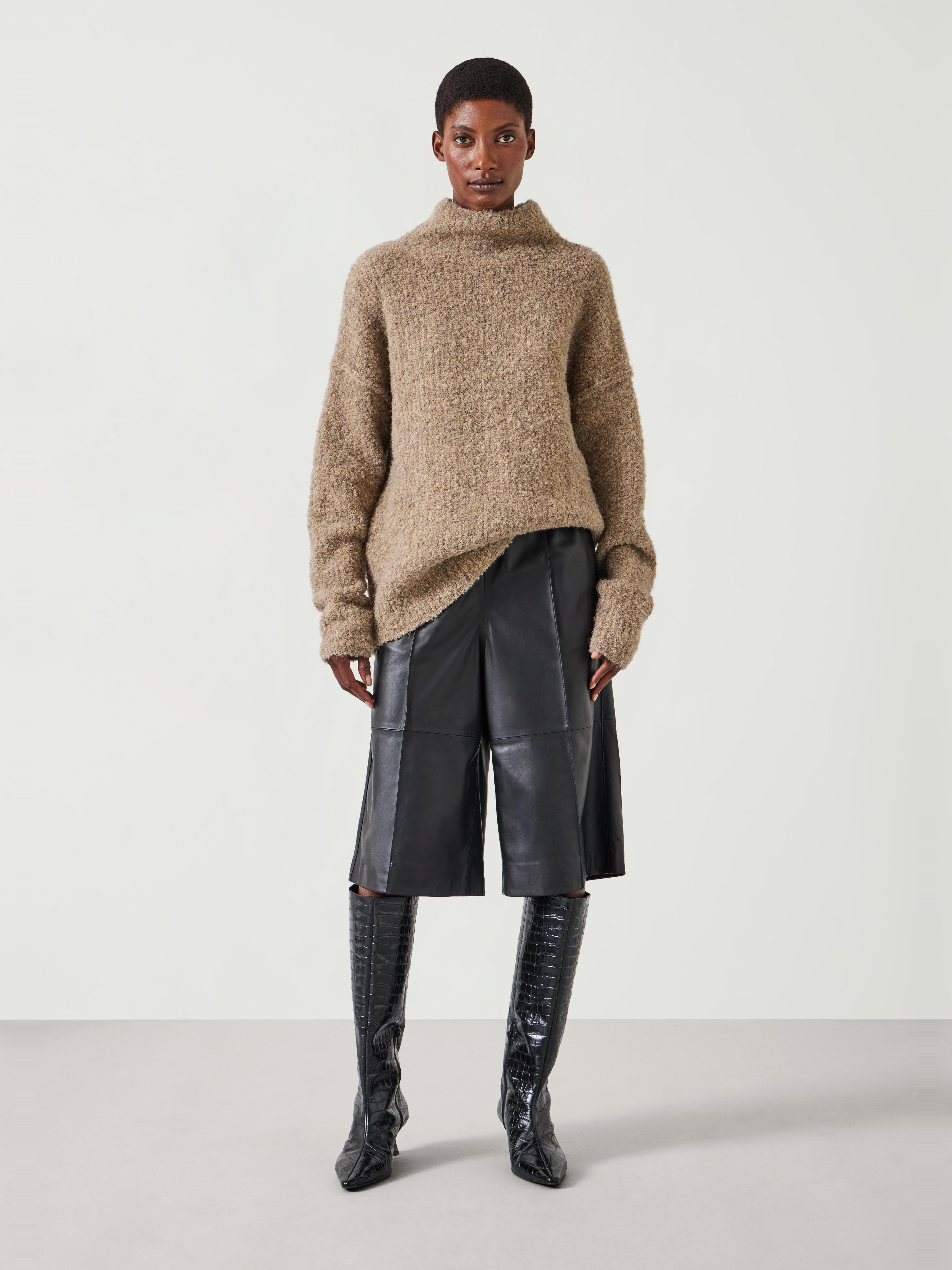 Bailey Boucle Funnel Jumper