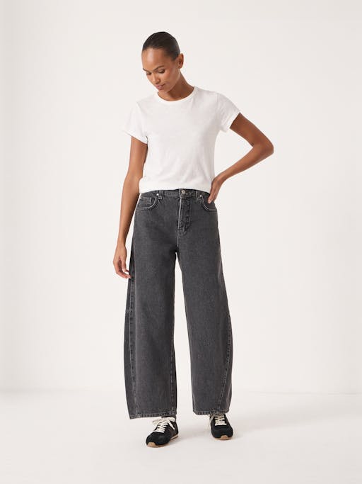 Bree Horseshoe Barrel Leg Jeans