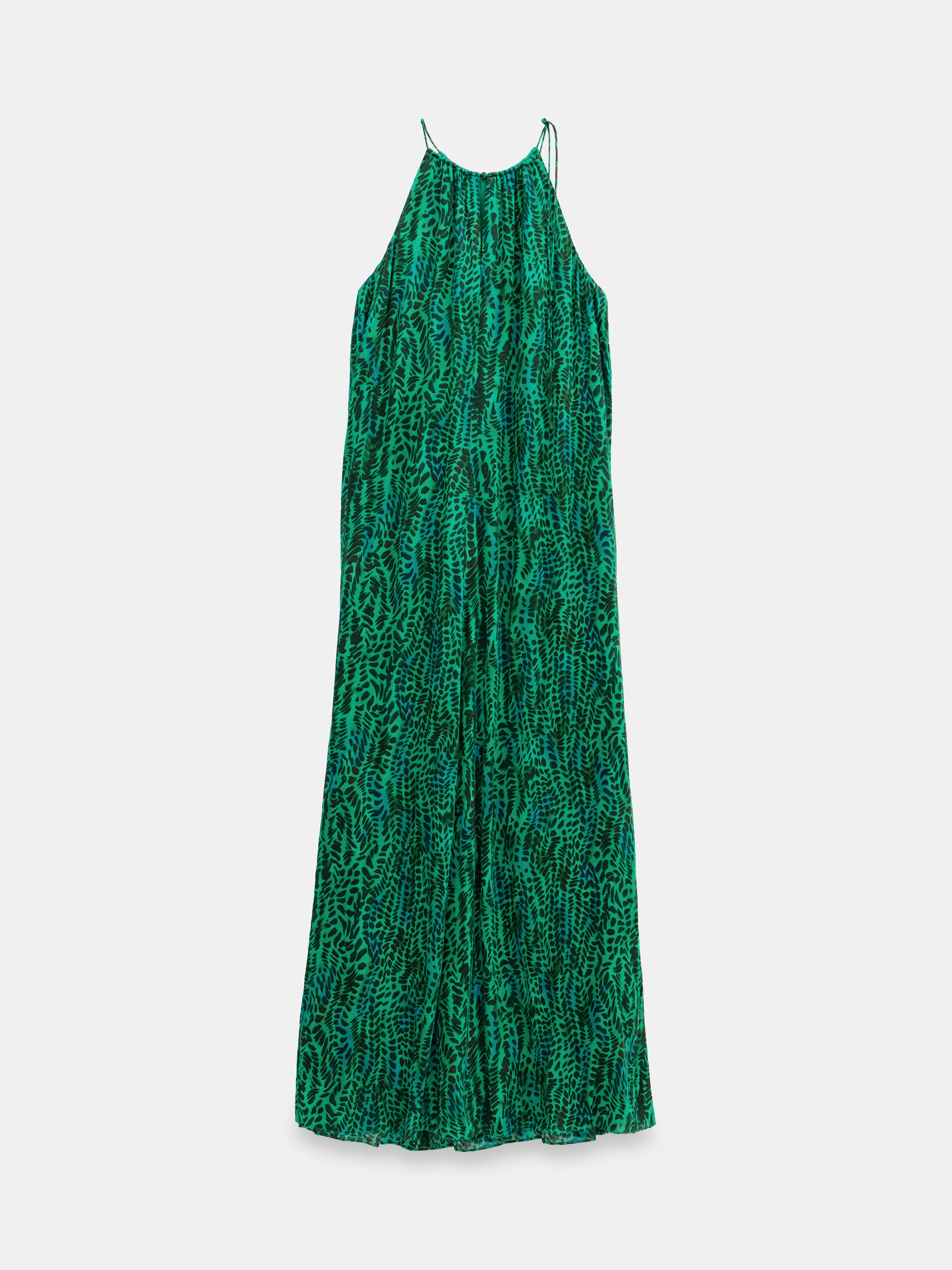 Cassie Relaxed Halter Neck Maxi Dress