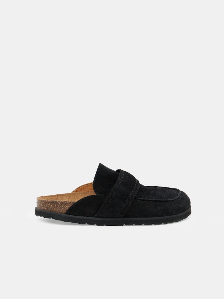 Pia Padded Suede Mules