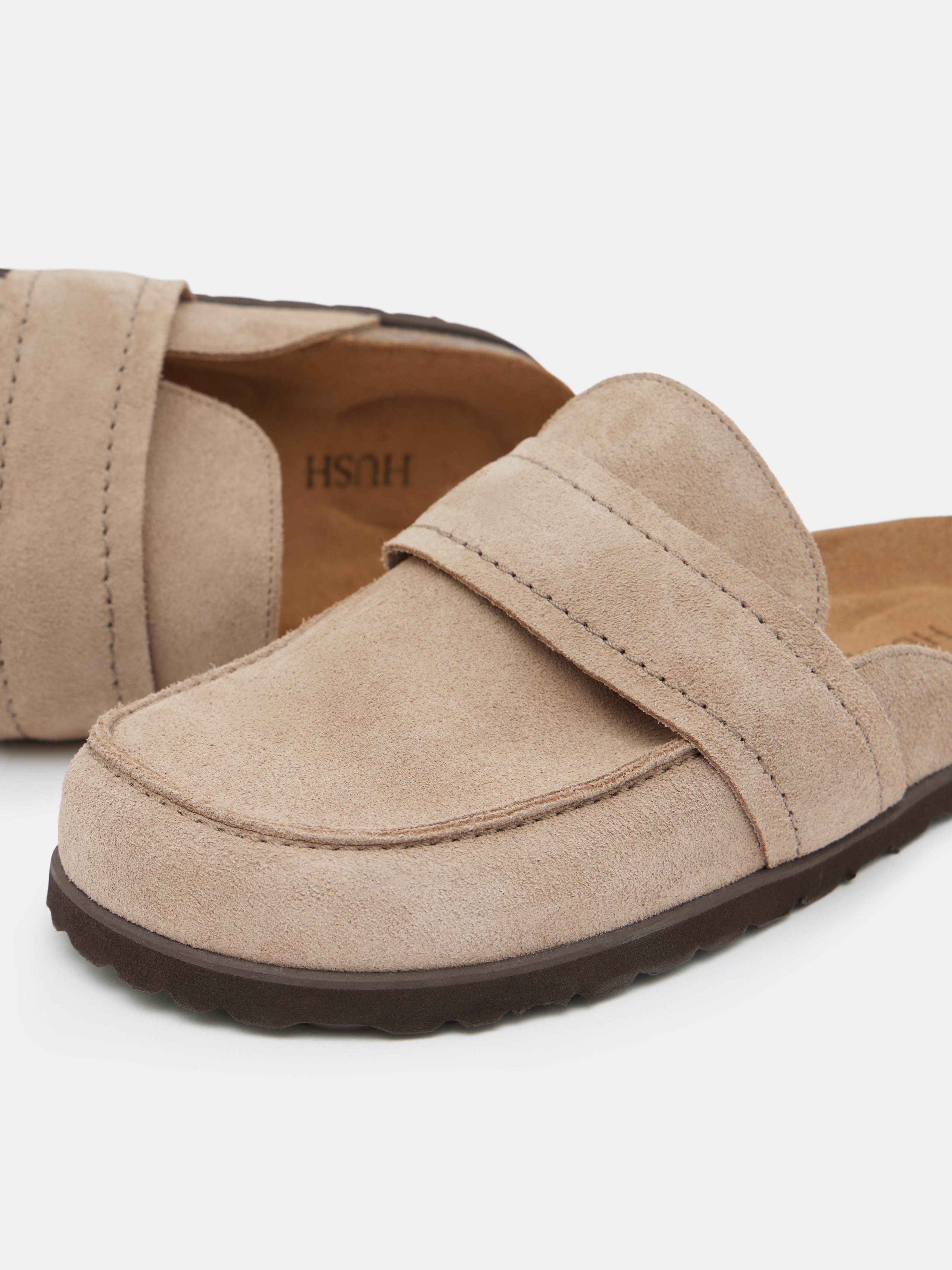 Pia Padded Suede Mules