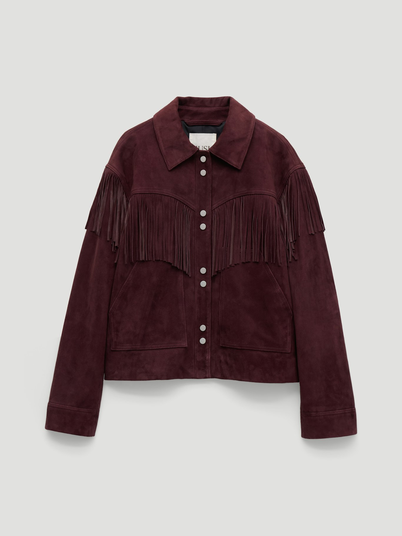 015006-3278-07 Oona Fringe Pure Suede Jacket