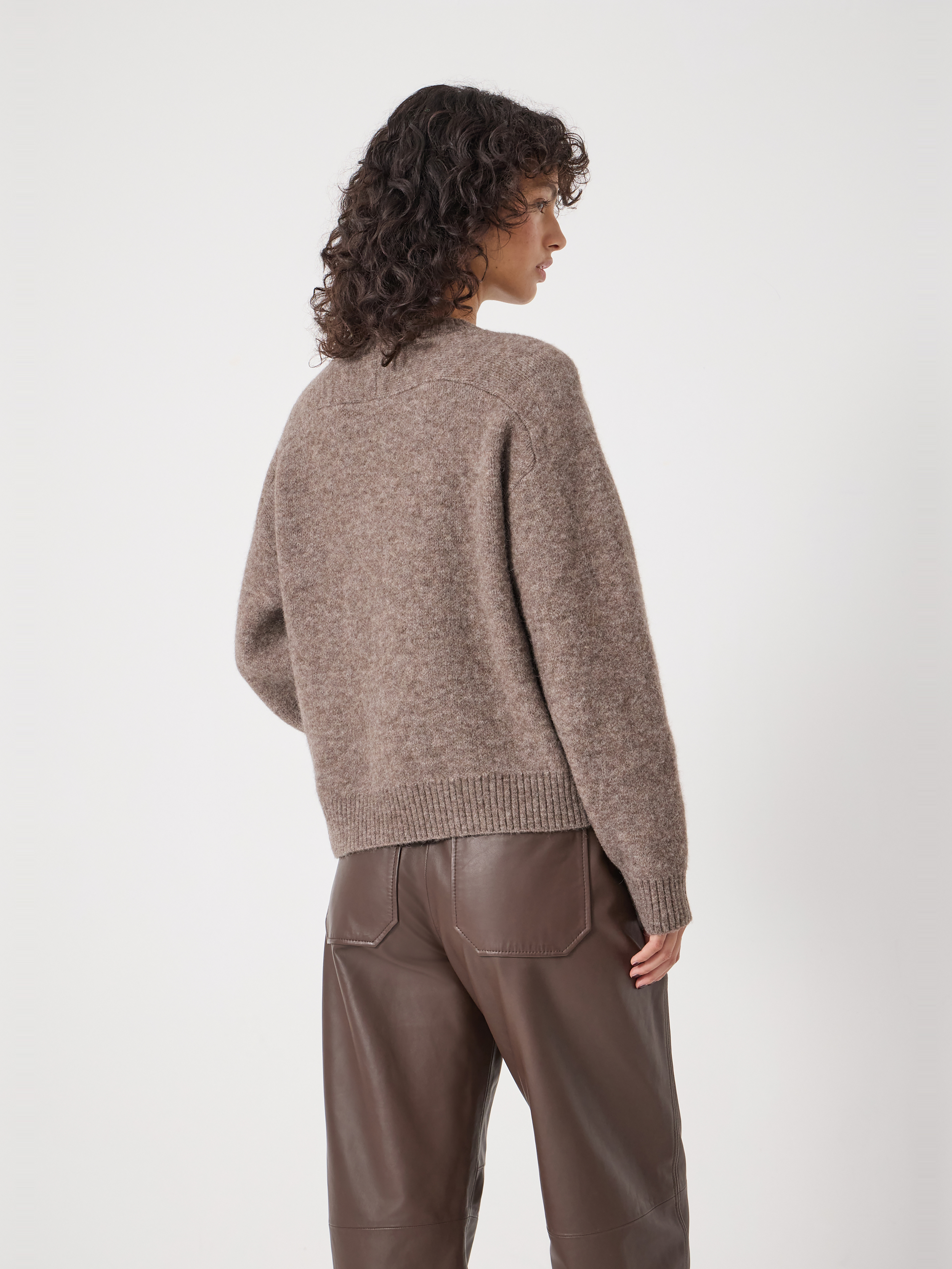 Wool Blend Star Jacquard Jumper