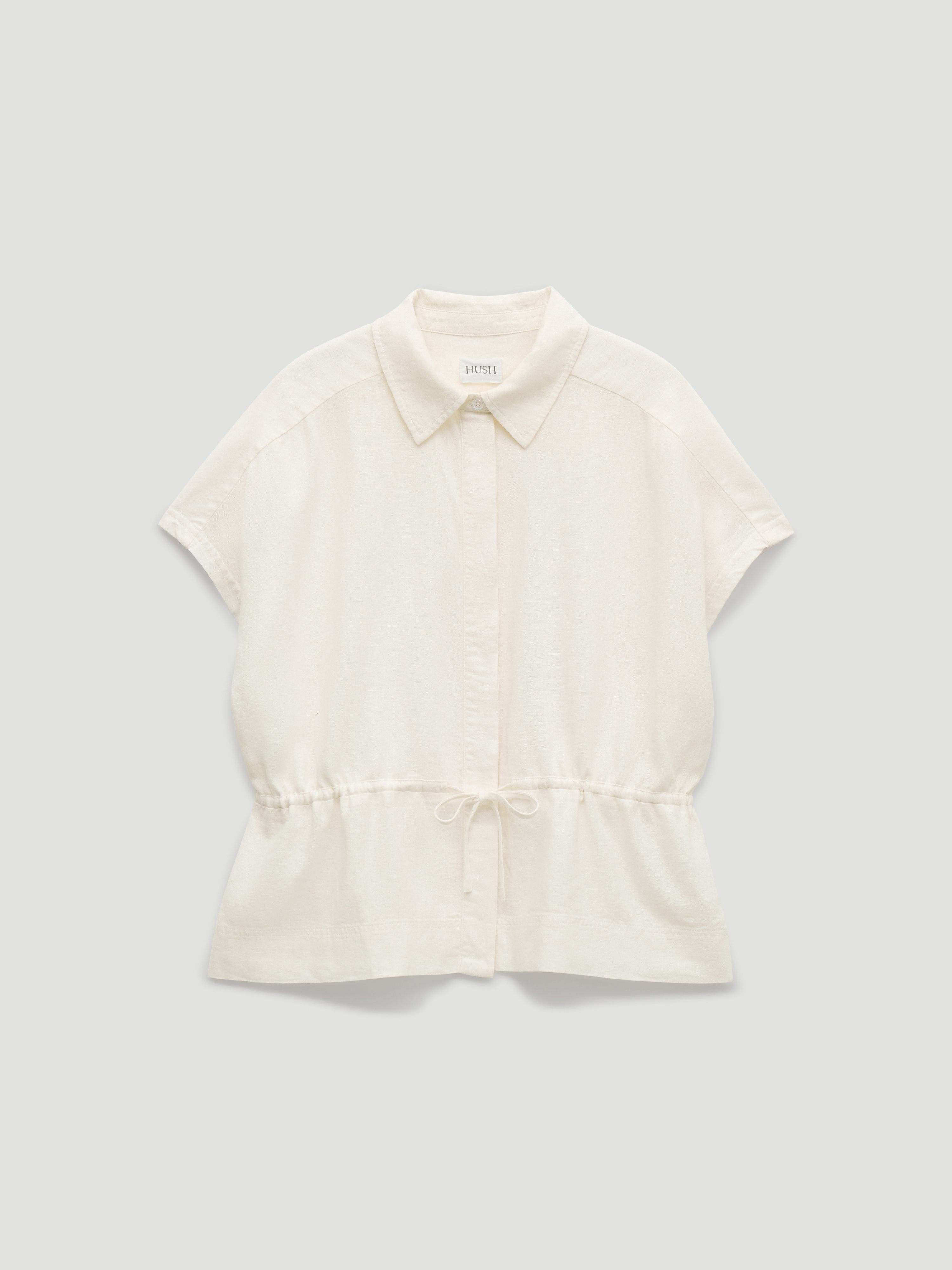 Mirai Linen Blend Short Sleeve Shirt