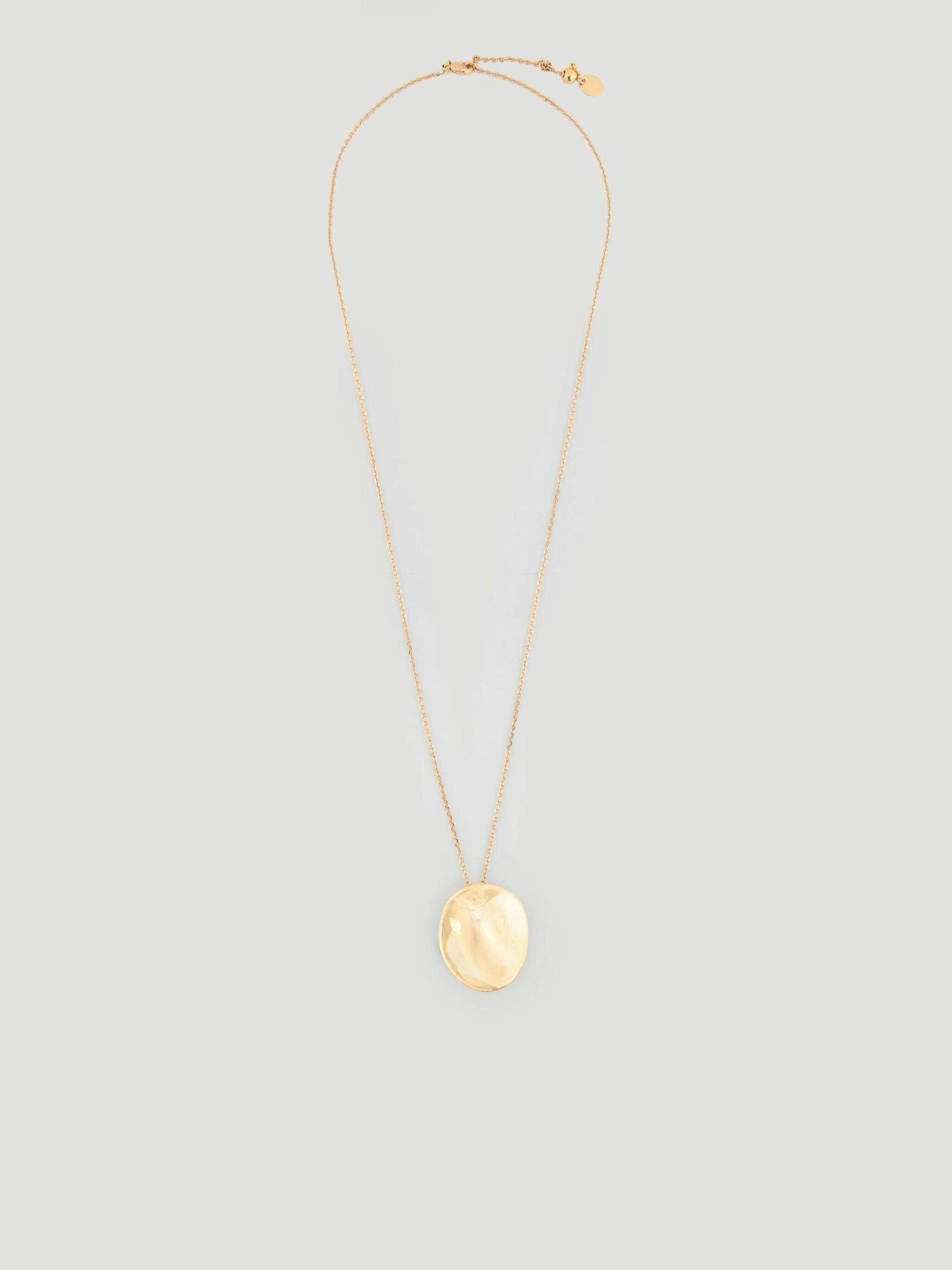 015093-3037-021 Jett Oversized Organic Shaped Necklace