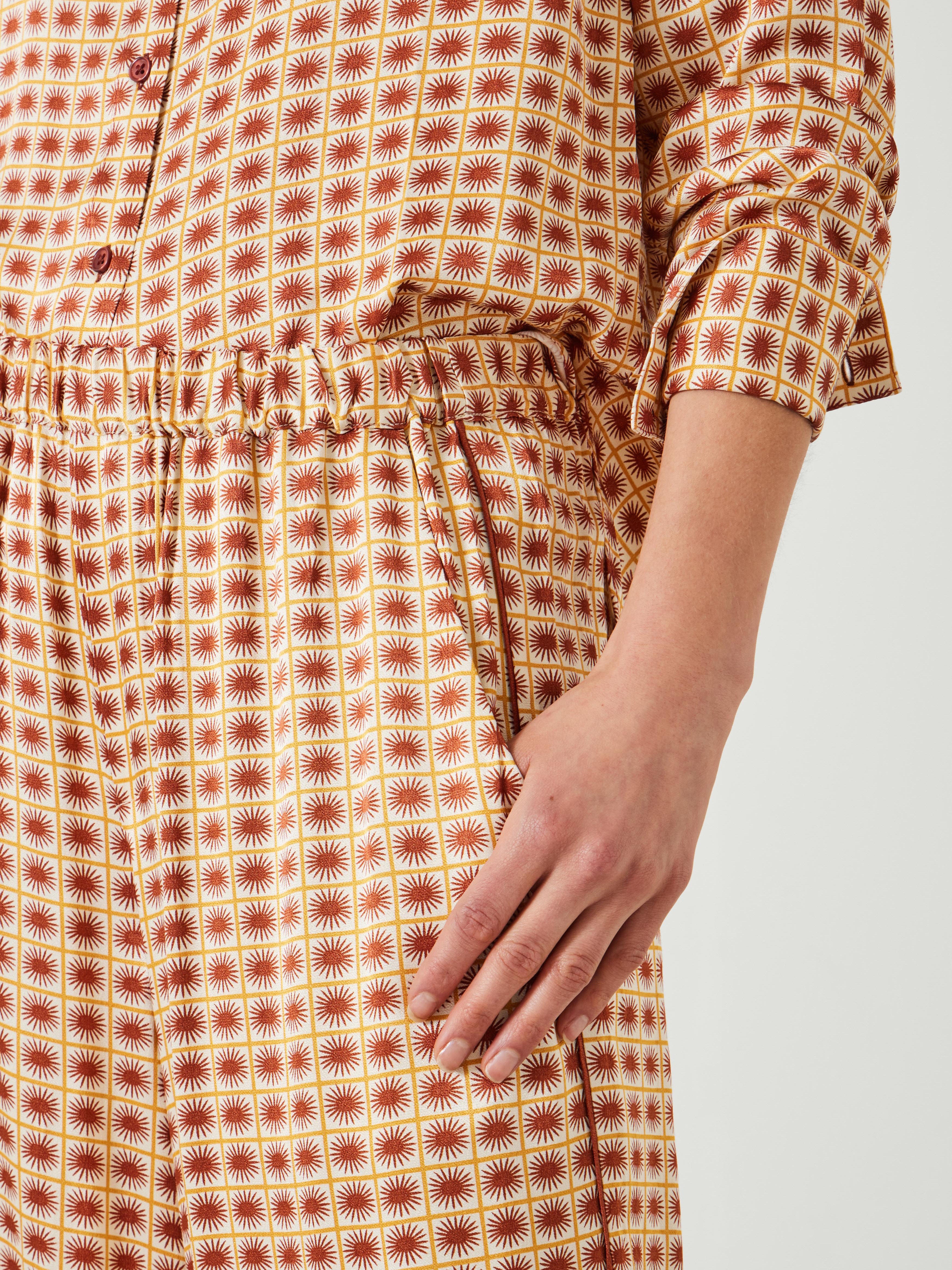 Rita Printed Wide Leg Trousers