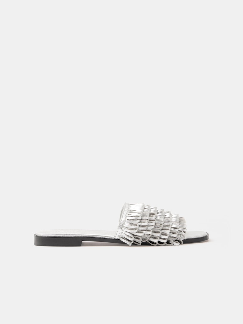 Leather Fringe Sandals
