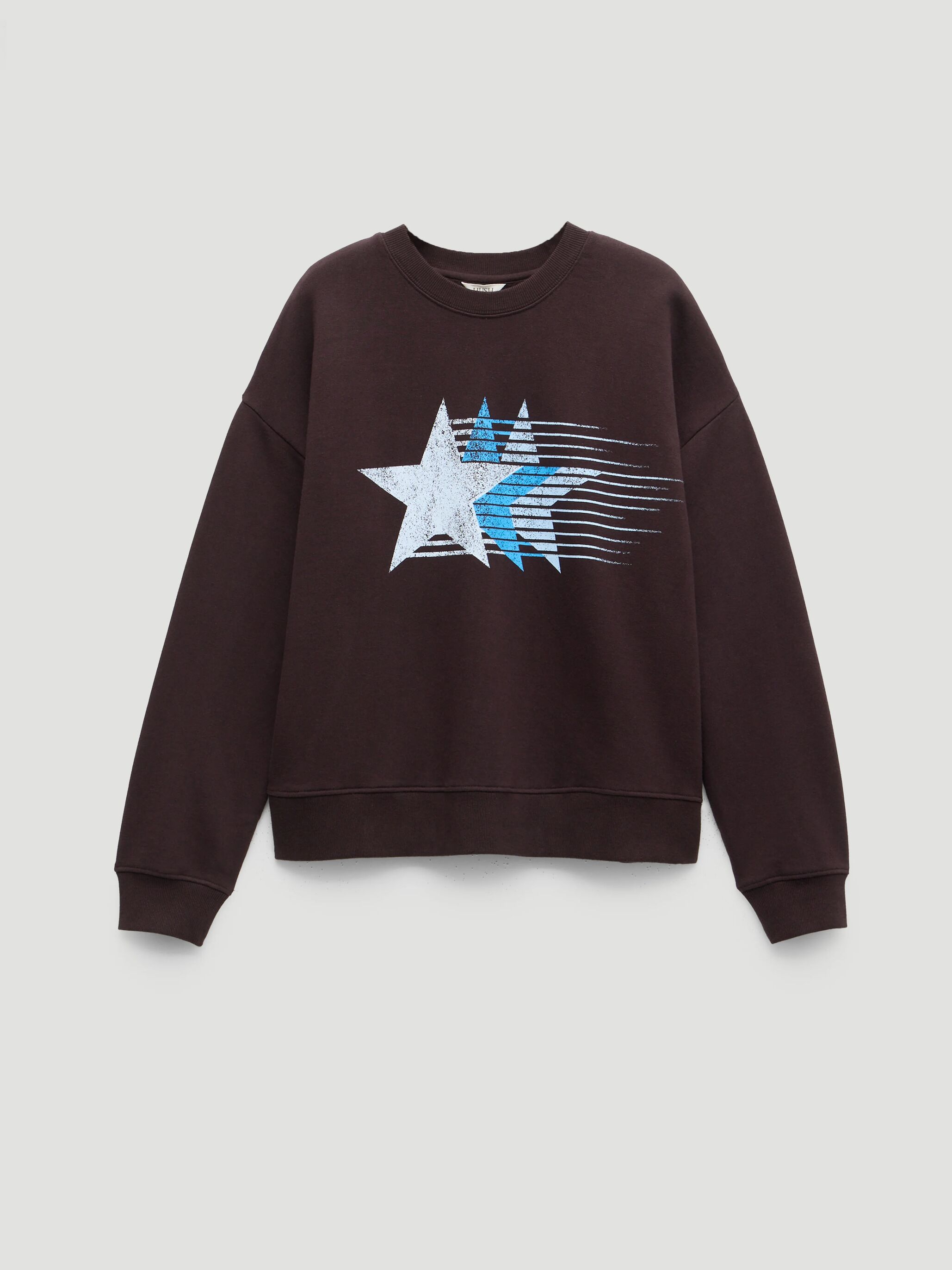 Triple Star Print Sweatshirt
