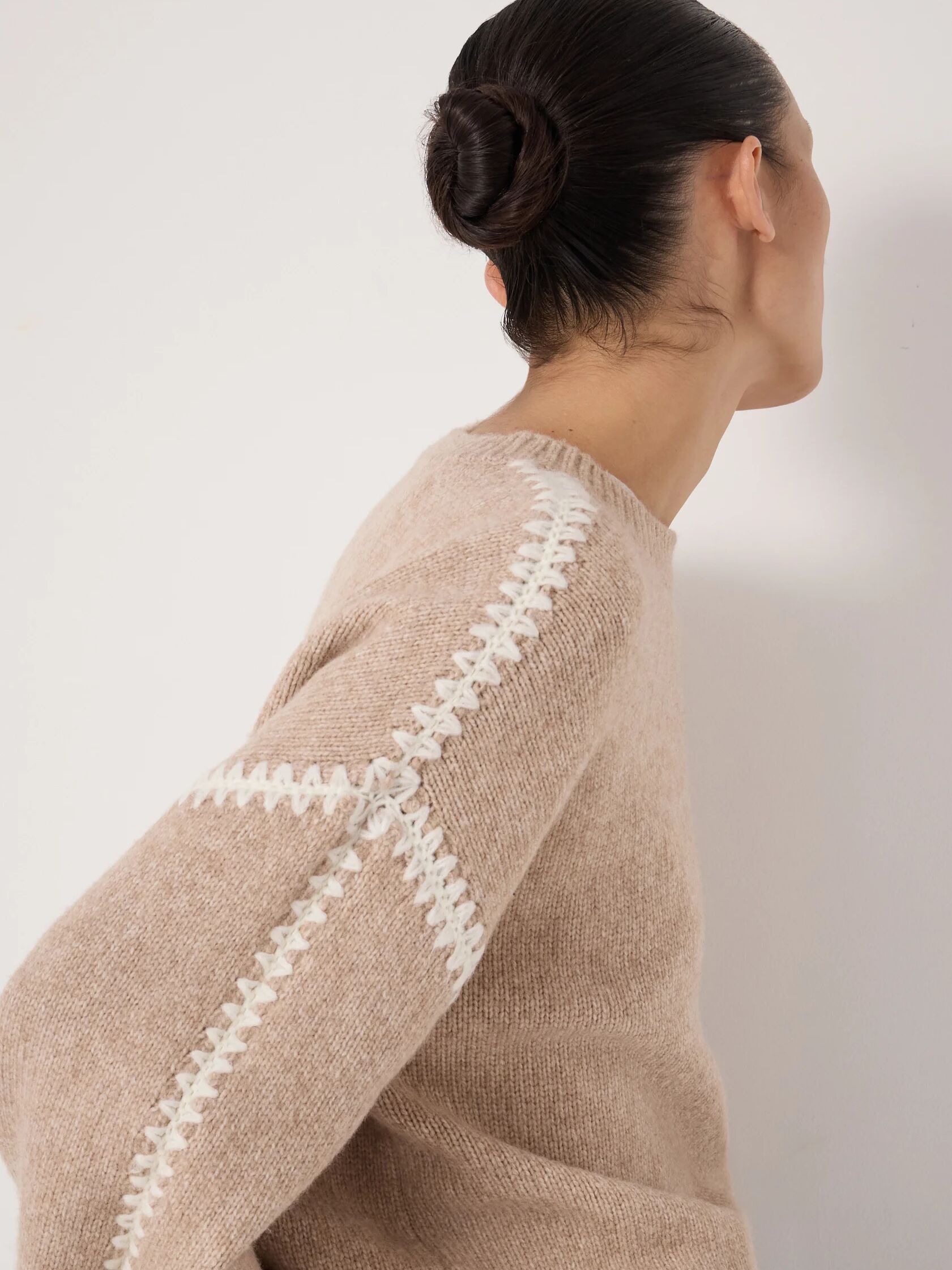 Whitney Whipstitch Knitted Jumper