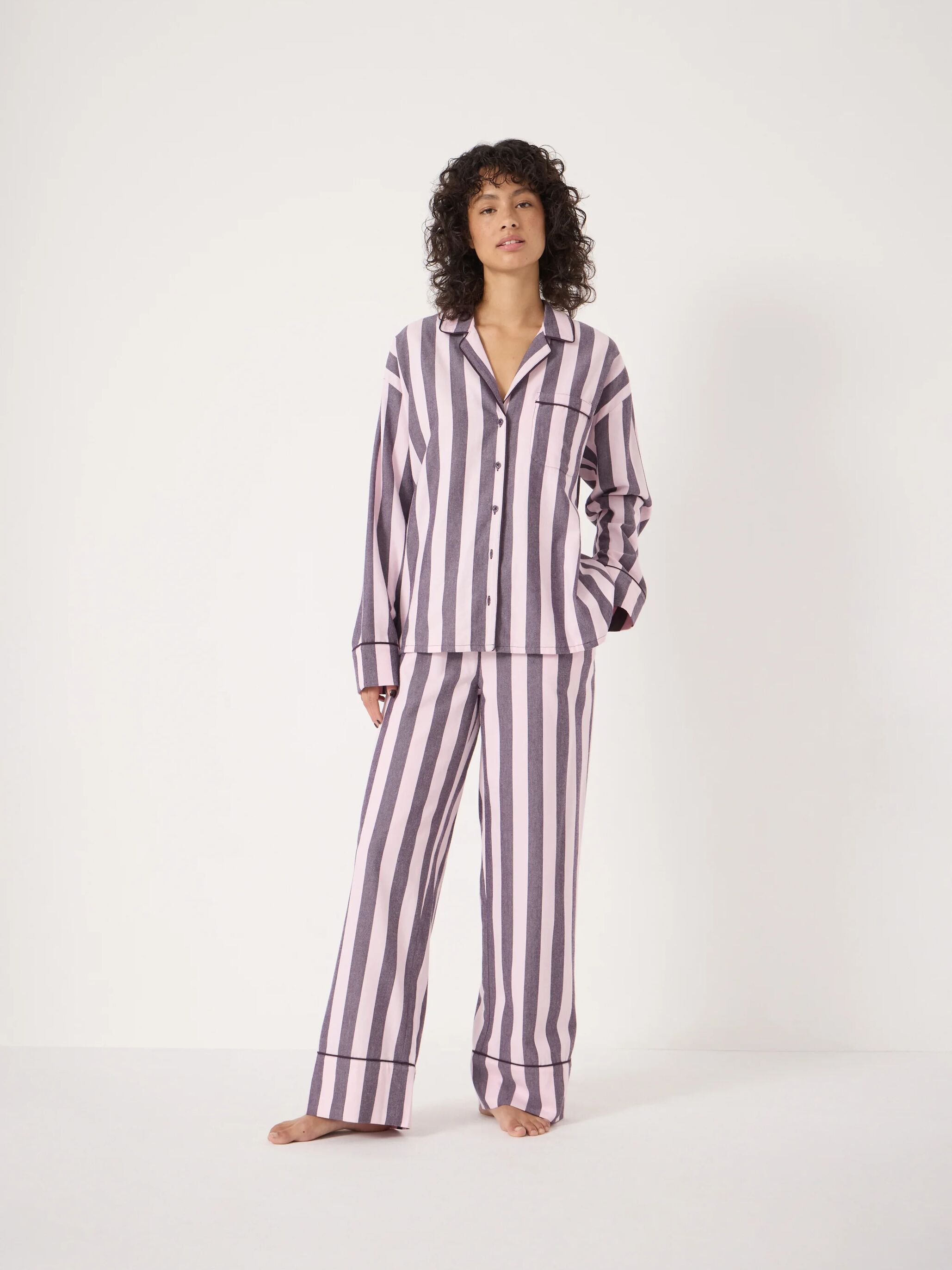 Brushed Cotton Striped Pyjamas