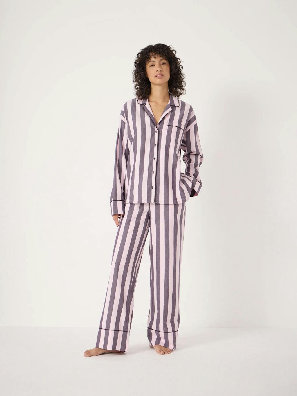 014194-4824-02 Brushed Cotton Striped Pyjamas