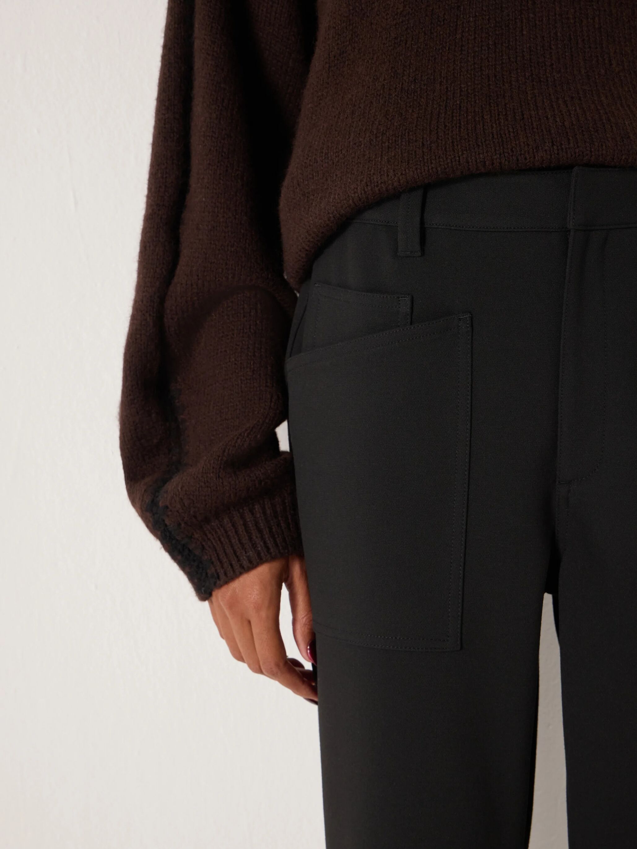 Tailored Cordi Barrel Leg Trousers