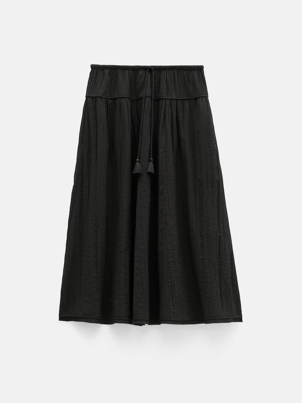 013418-0453-07 Gathered Detail Midi Skirt