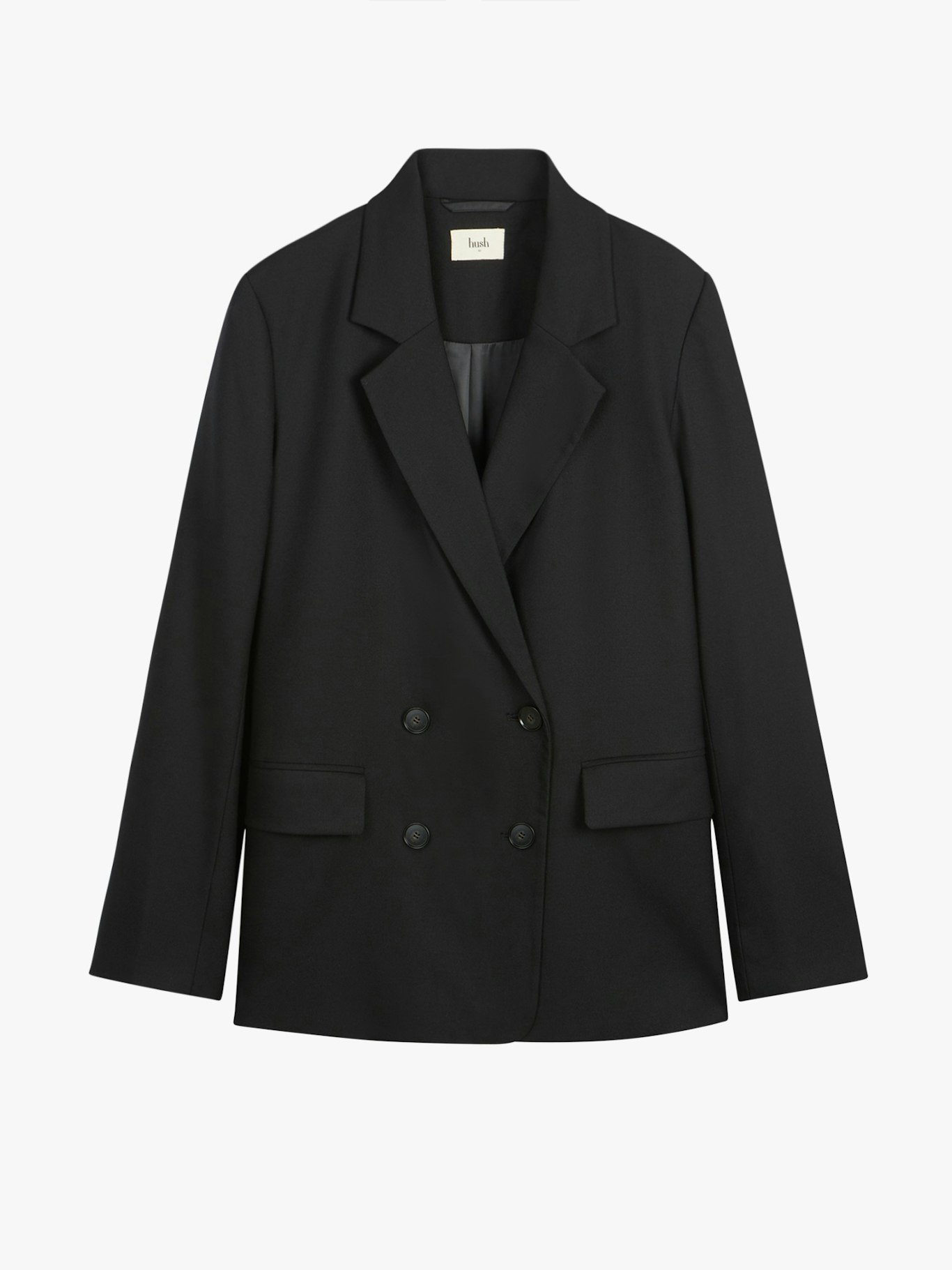 012147-0456-07 Clarke Double-Breasted Longline Tailored Blazer