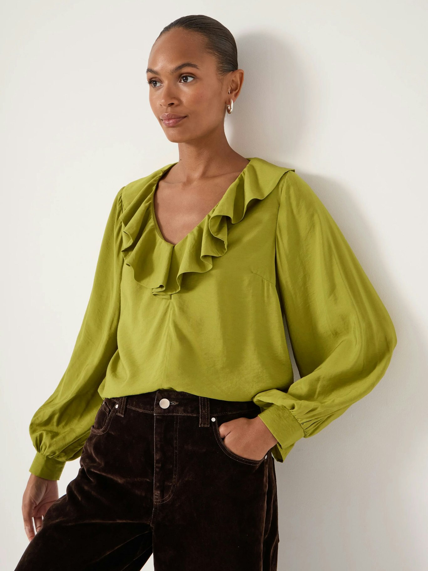 014474-3425-04 Air Flow Ruffle Blouse
