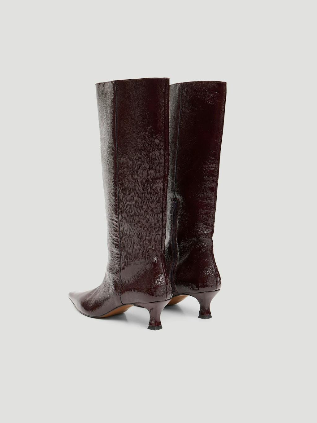 014208-1324-03 Katlynn Leather Patent Kneehigh Boots