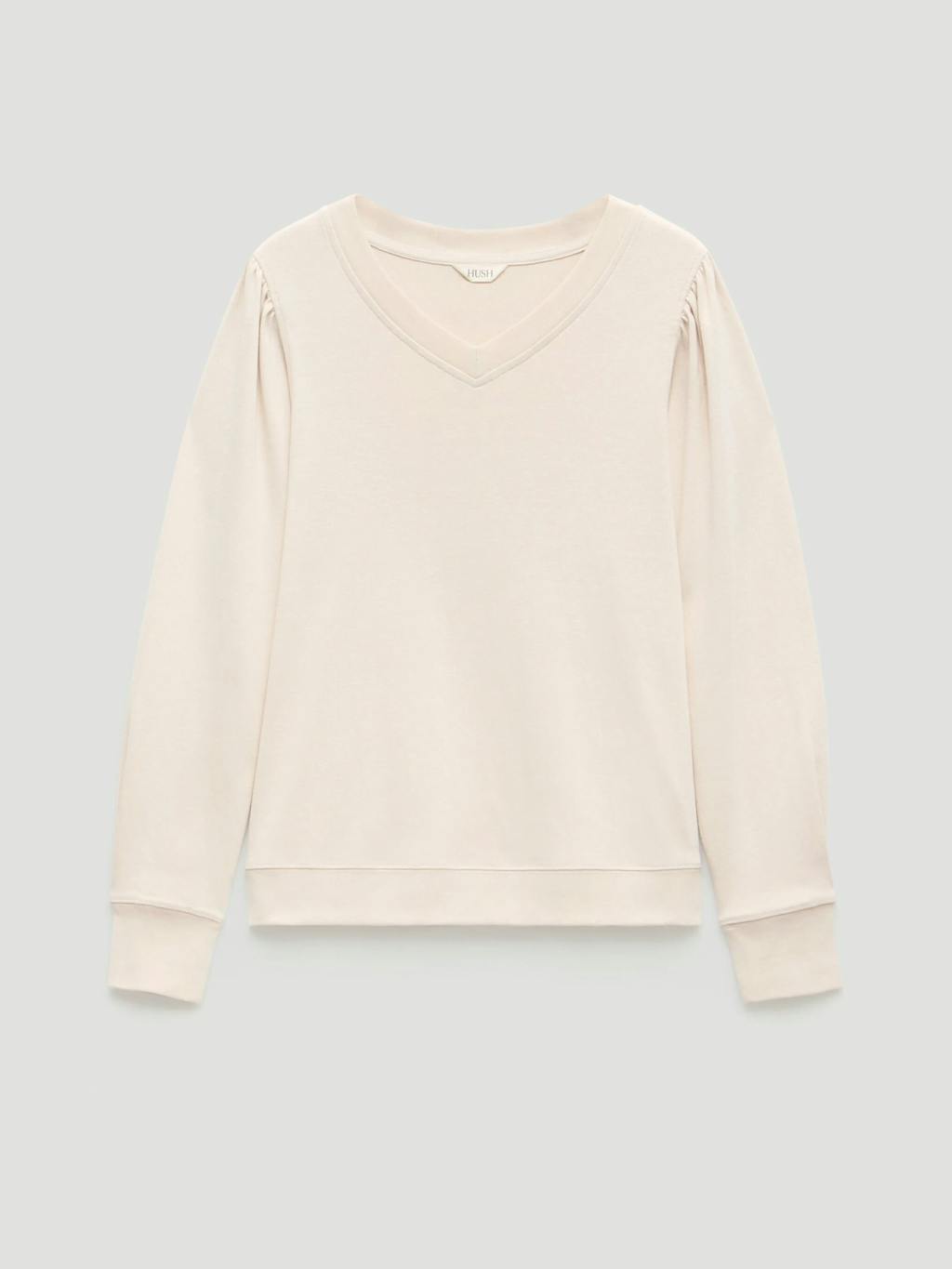 014269-3152-07 Emily V-Neck Puff Sleeve Top