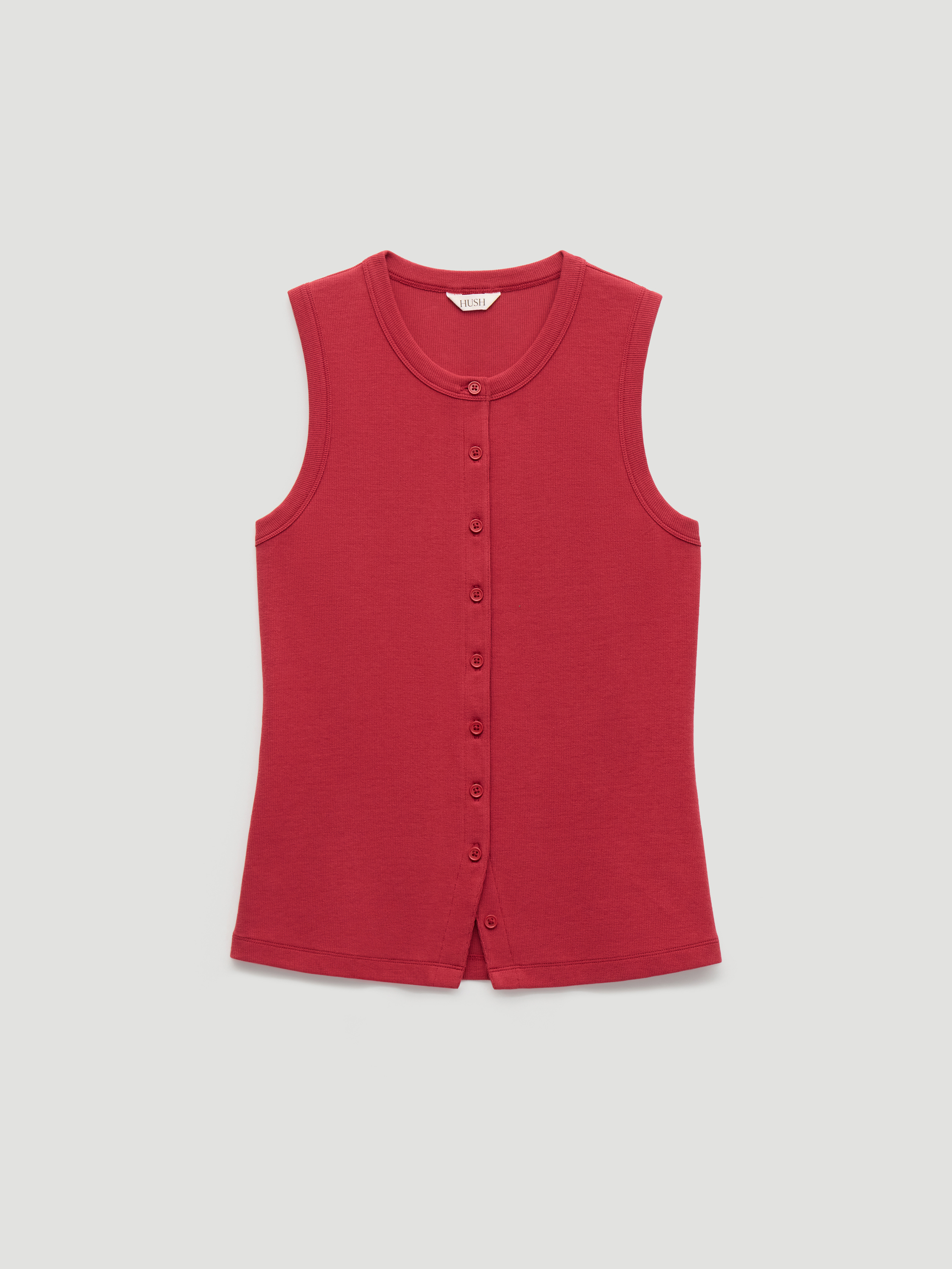 Ayana Button Ribbed Vest