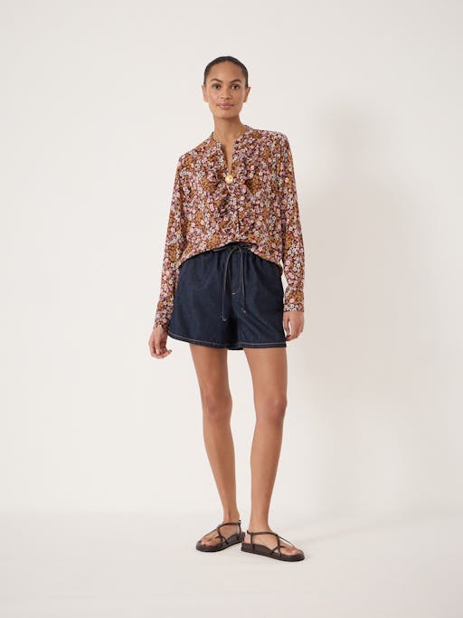 Elowen Long Sleeve Ruffle Shirt