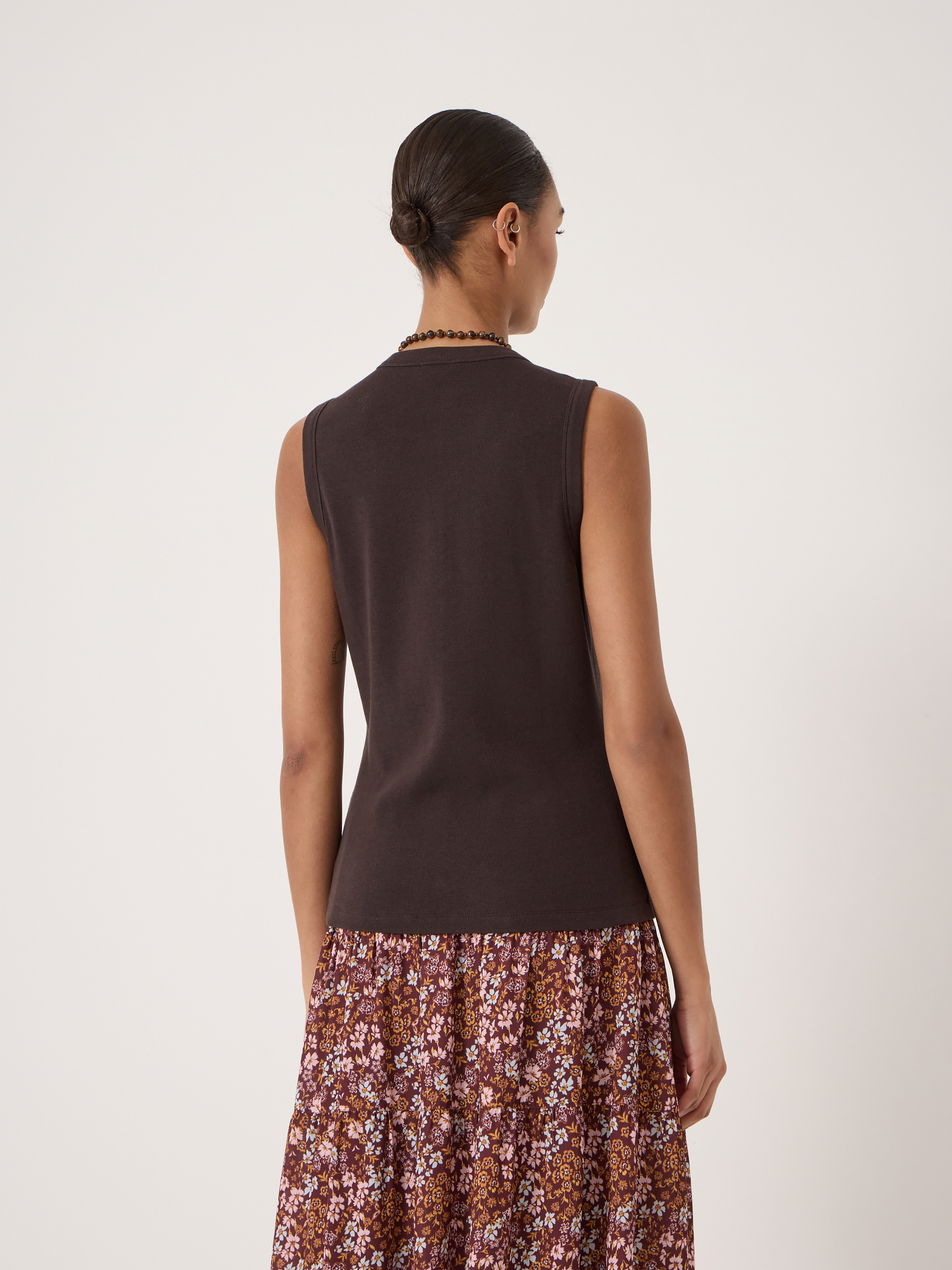 Ayana Button Ribbed Vest