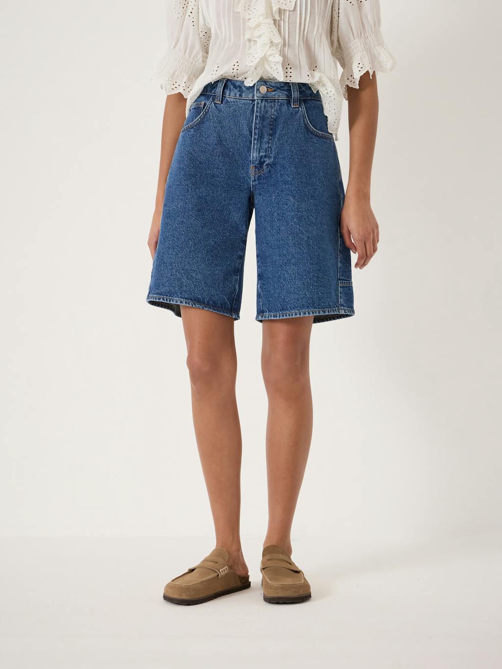 014465-3146-02 Bree Long Denim Shorts