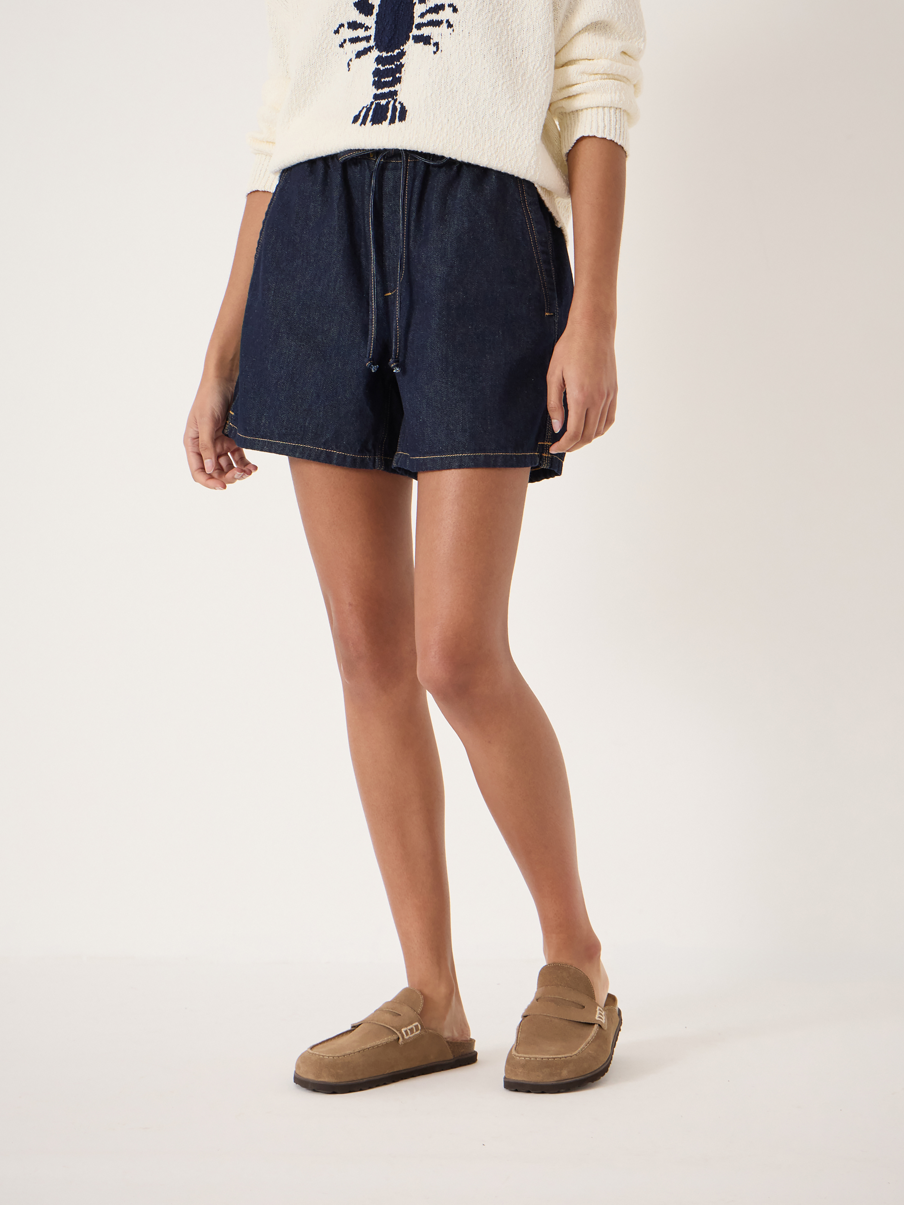 Betty Denim Pull On Shorts