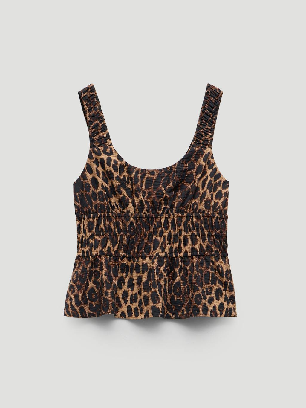 014892-4604-07 Air Flow Gathered Straps Top