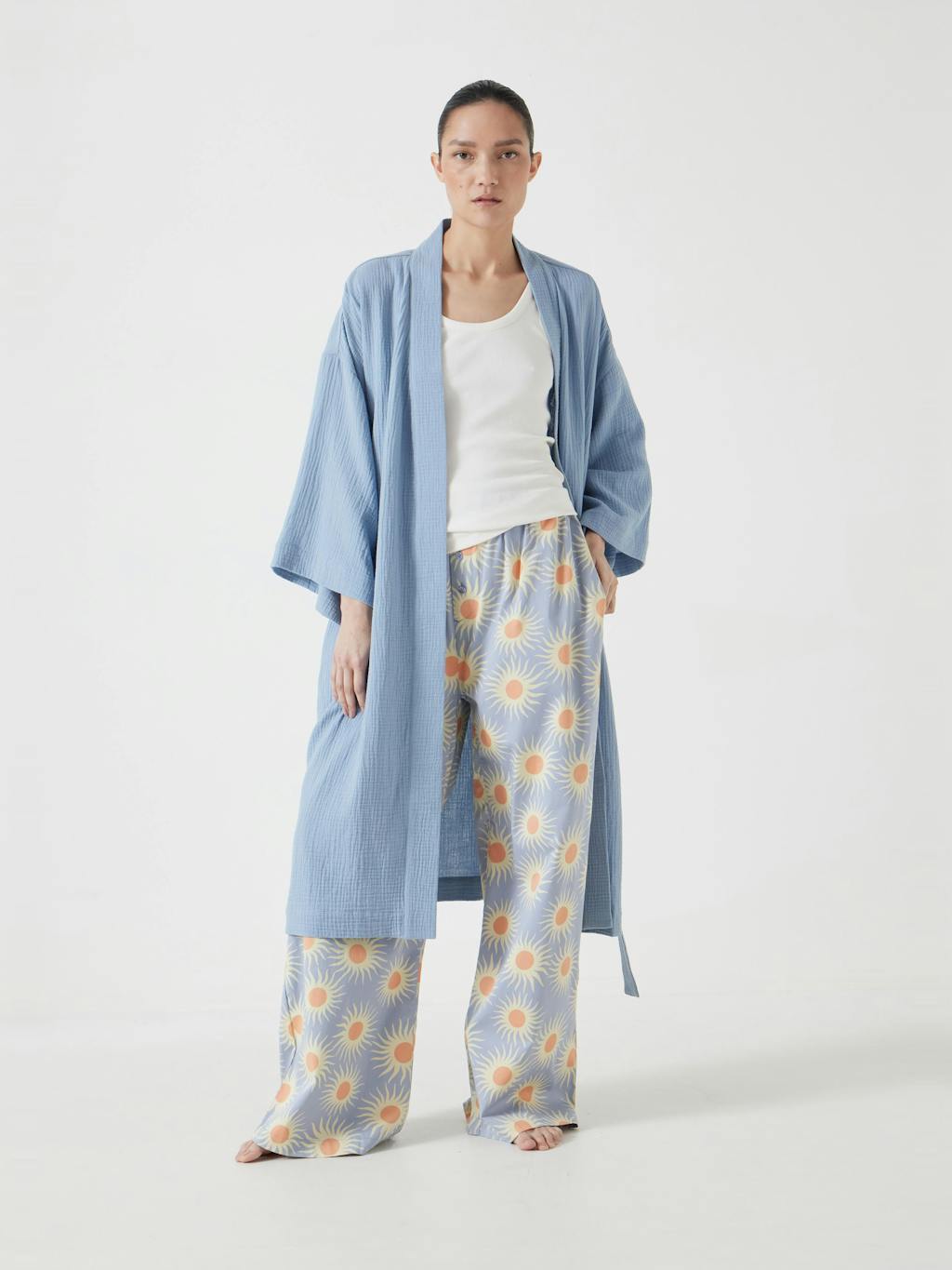 013887-1687-01 Waffle Cotton Robe