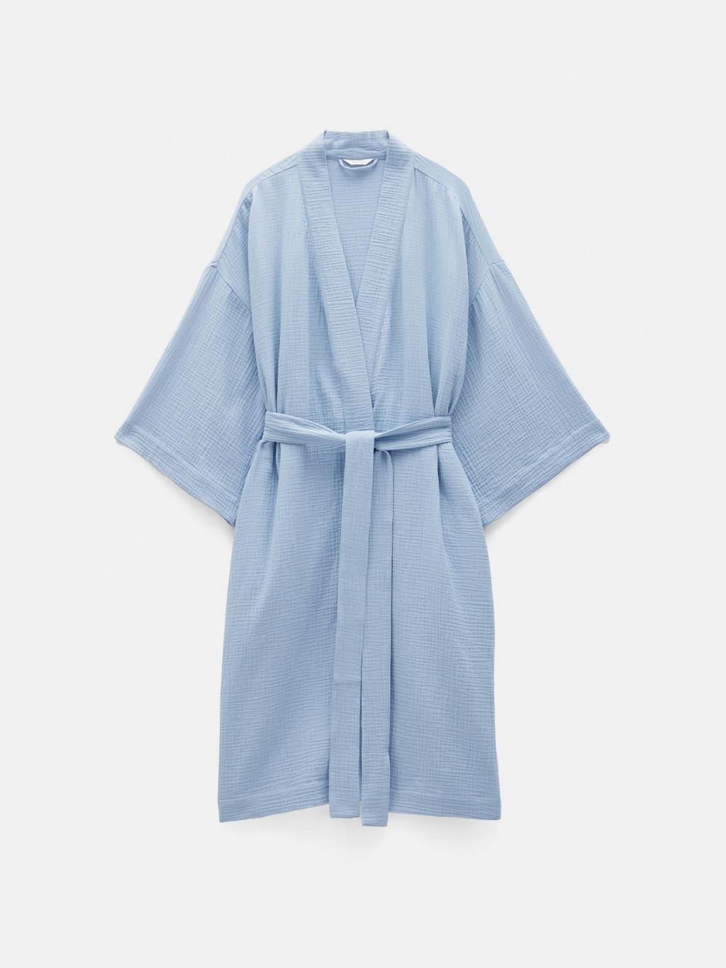 013887-1687-07 Waffle Cotton Robe