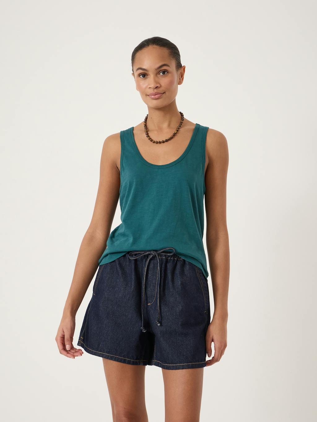 014934-1853-01 Cotton Slub Tank Top