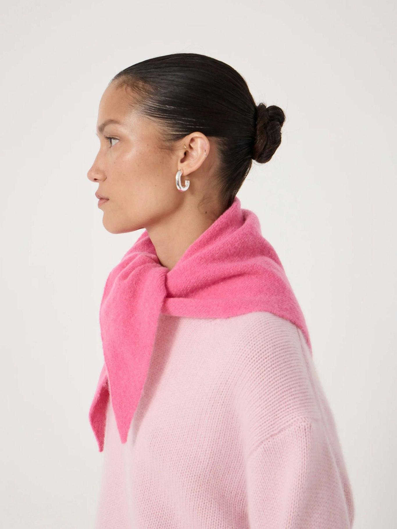 014337-0097-02 Wool Blend Triangle Scarf