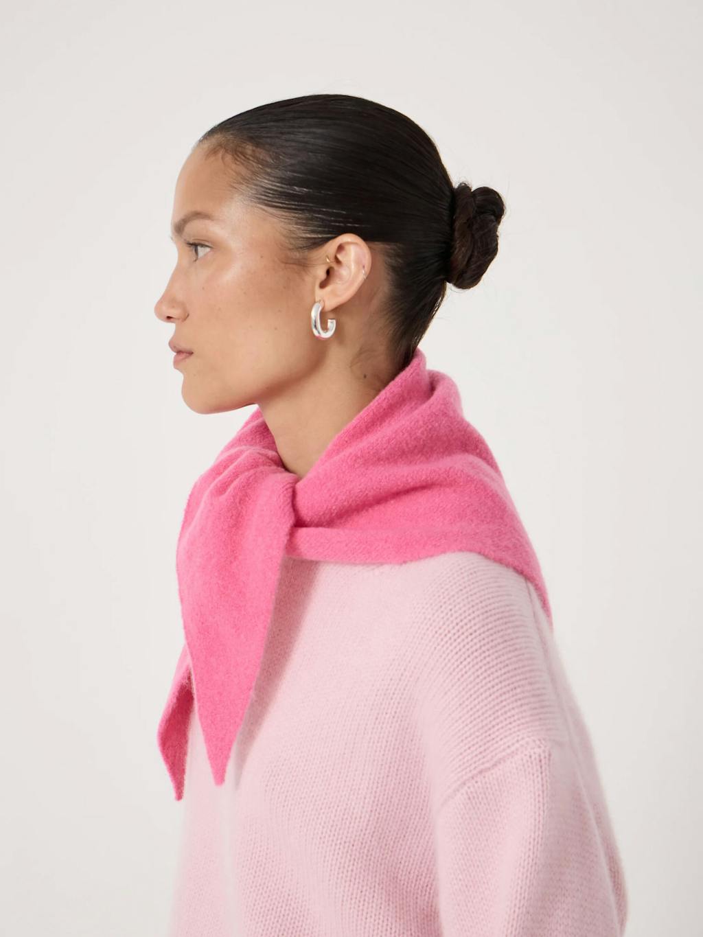 014337-0097-02 Wool Blend Triangle Scarf