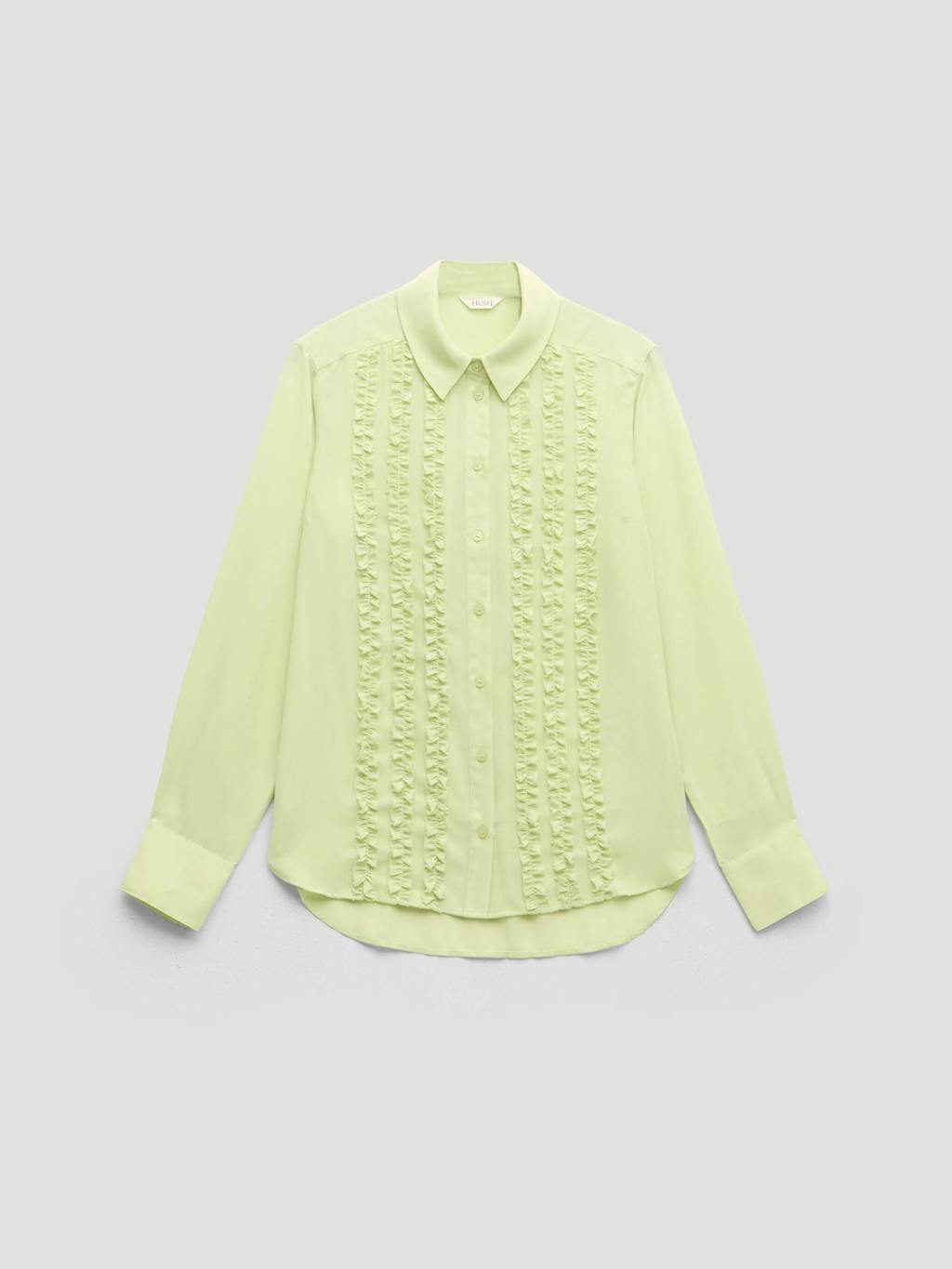 012728-2242-07 Chiffon Ruffle Blouse