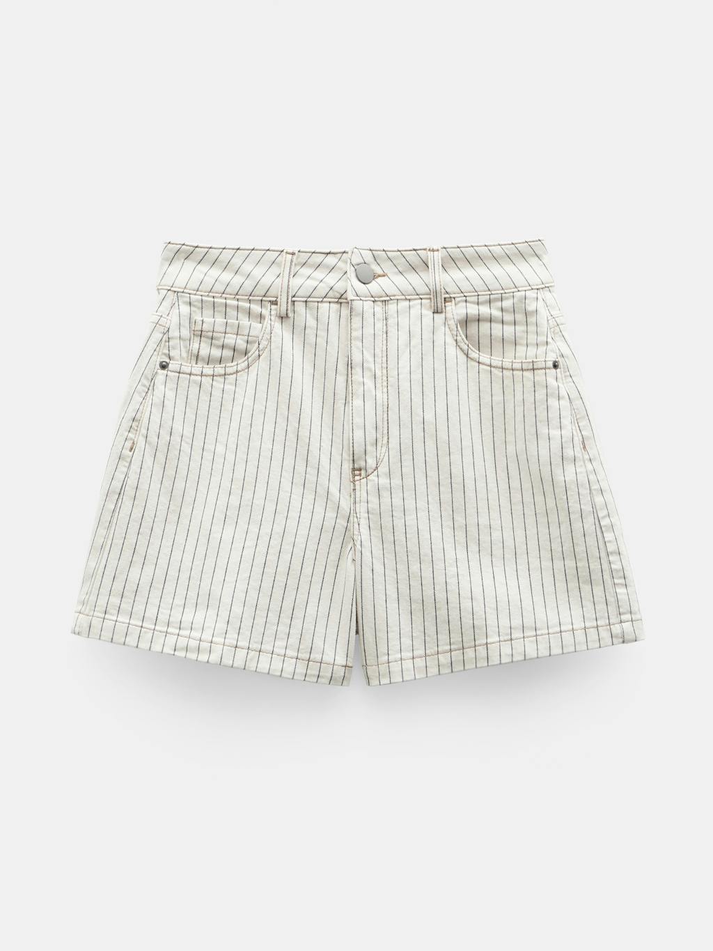 013283-2899-07 Stripe Denim Shorts