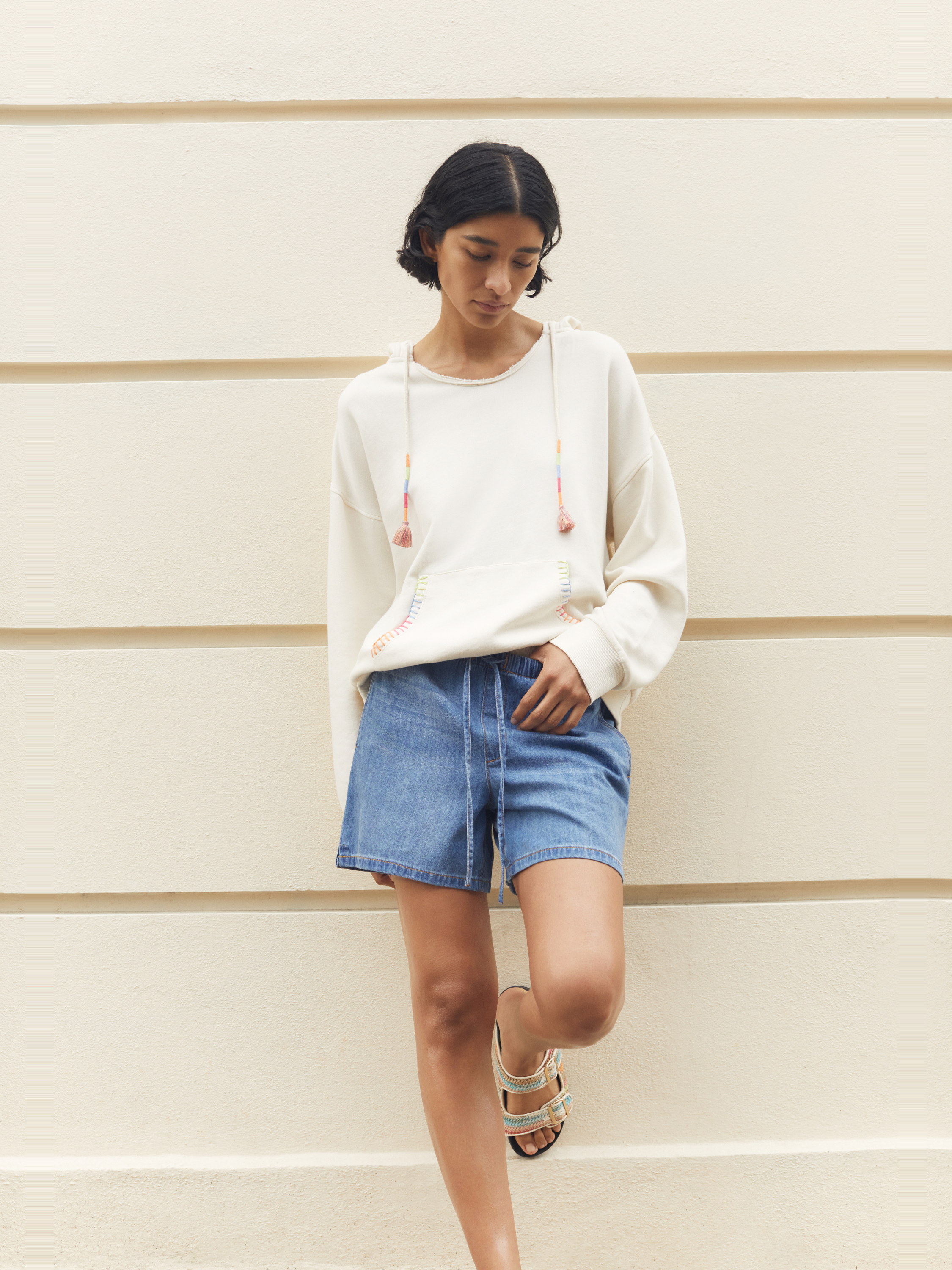 Betty Denim Pull On Shorts