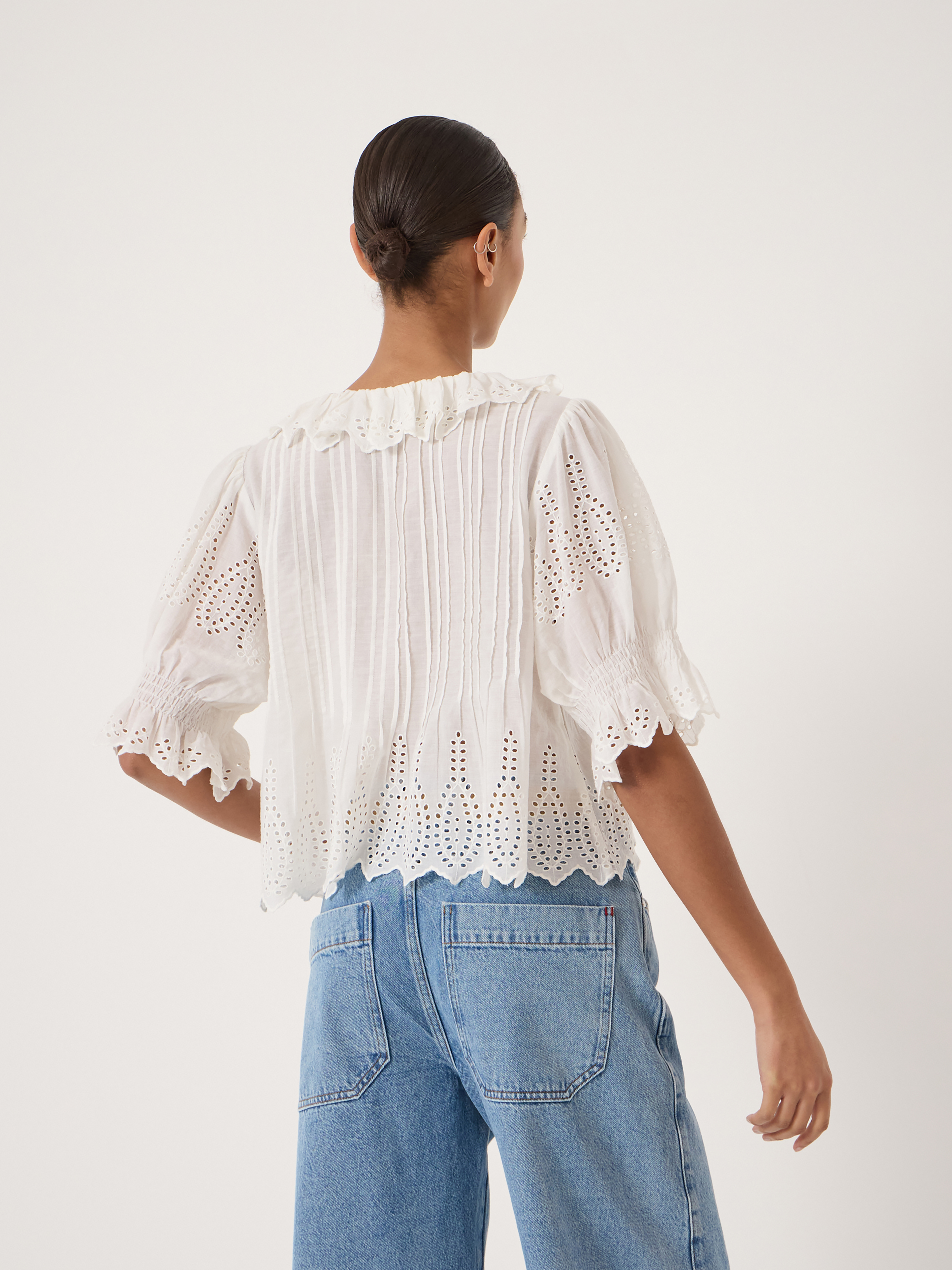 Koa Cotton Broderie Blouse