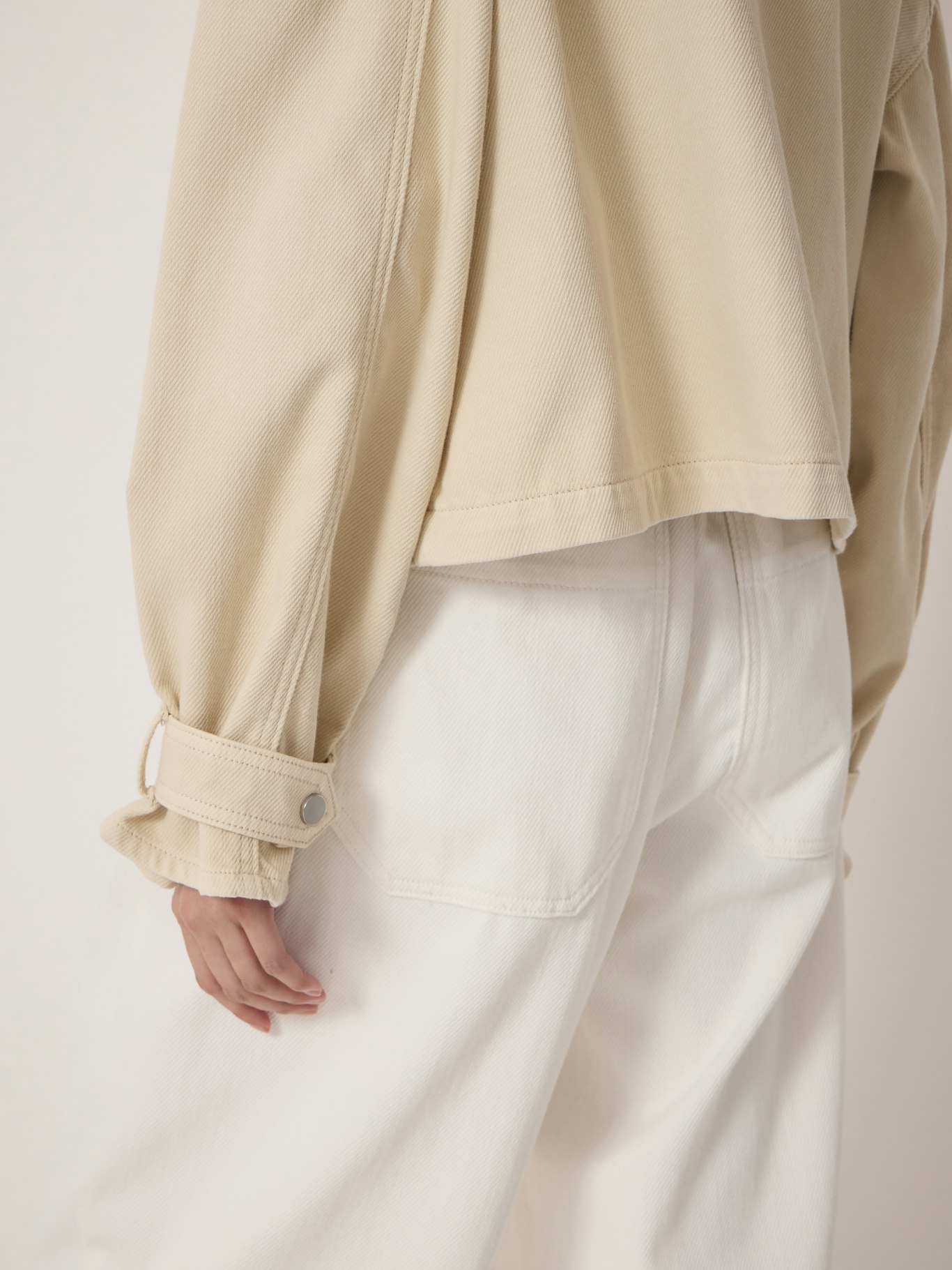 014459-3463-04 Melinda Supersoft Relaxed Funnel Neck Utility Jacket