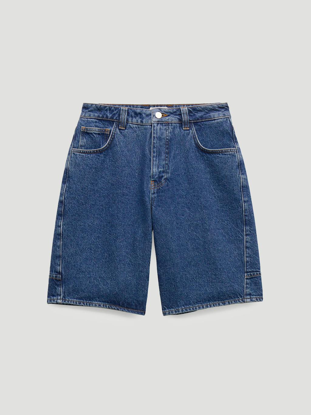 014465-3146-07 Bree Long Denim Shorts