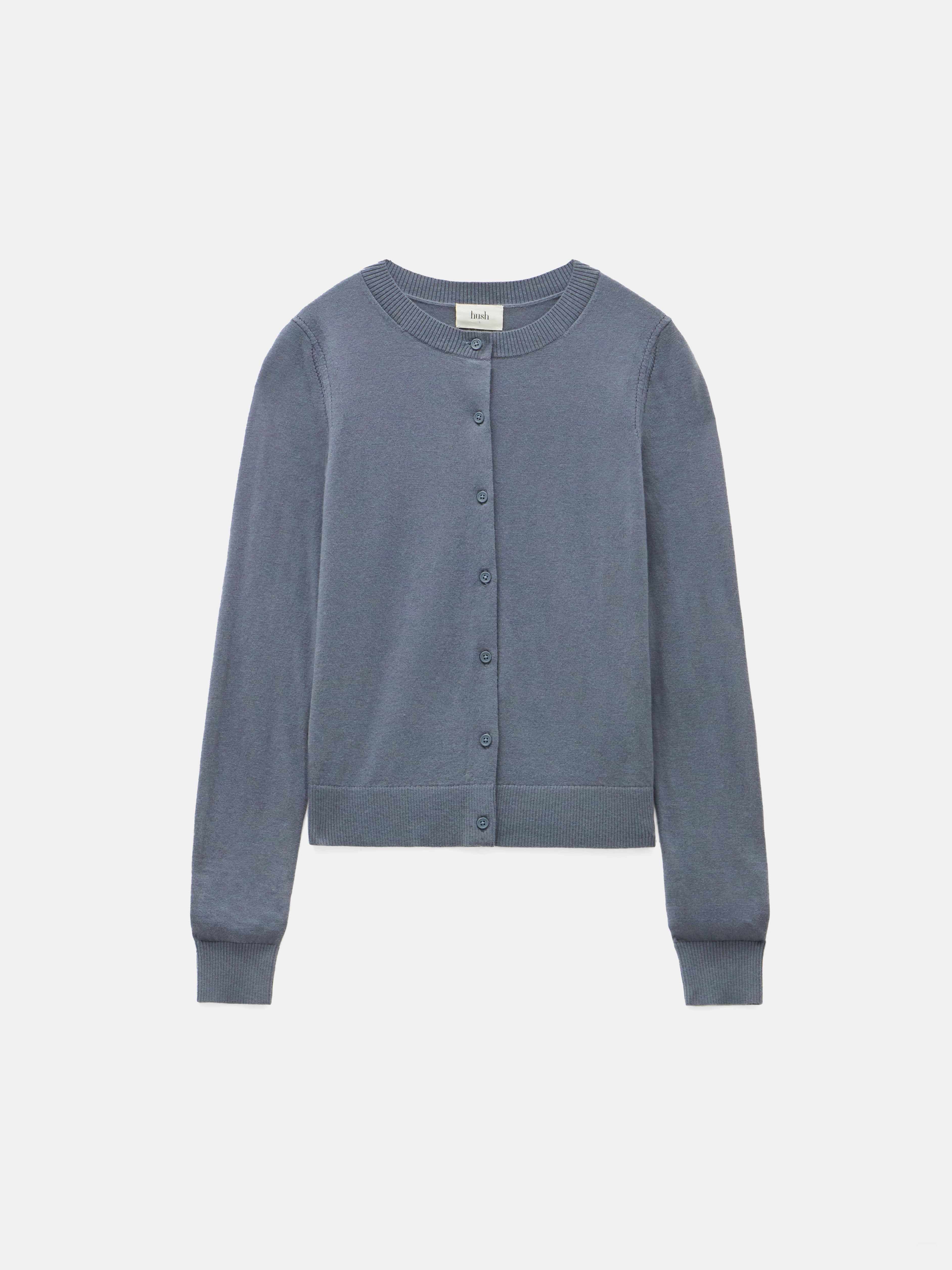 Wool Blend Slim Knitted Cardigan