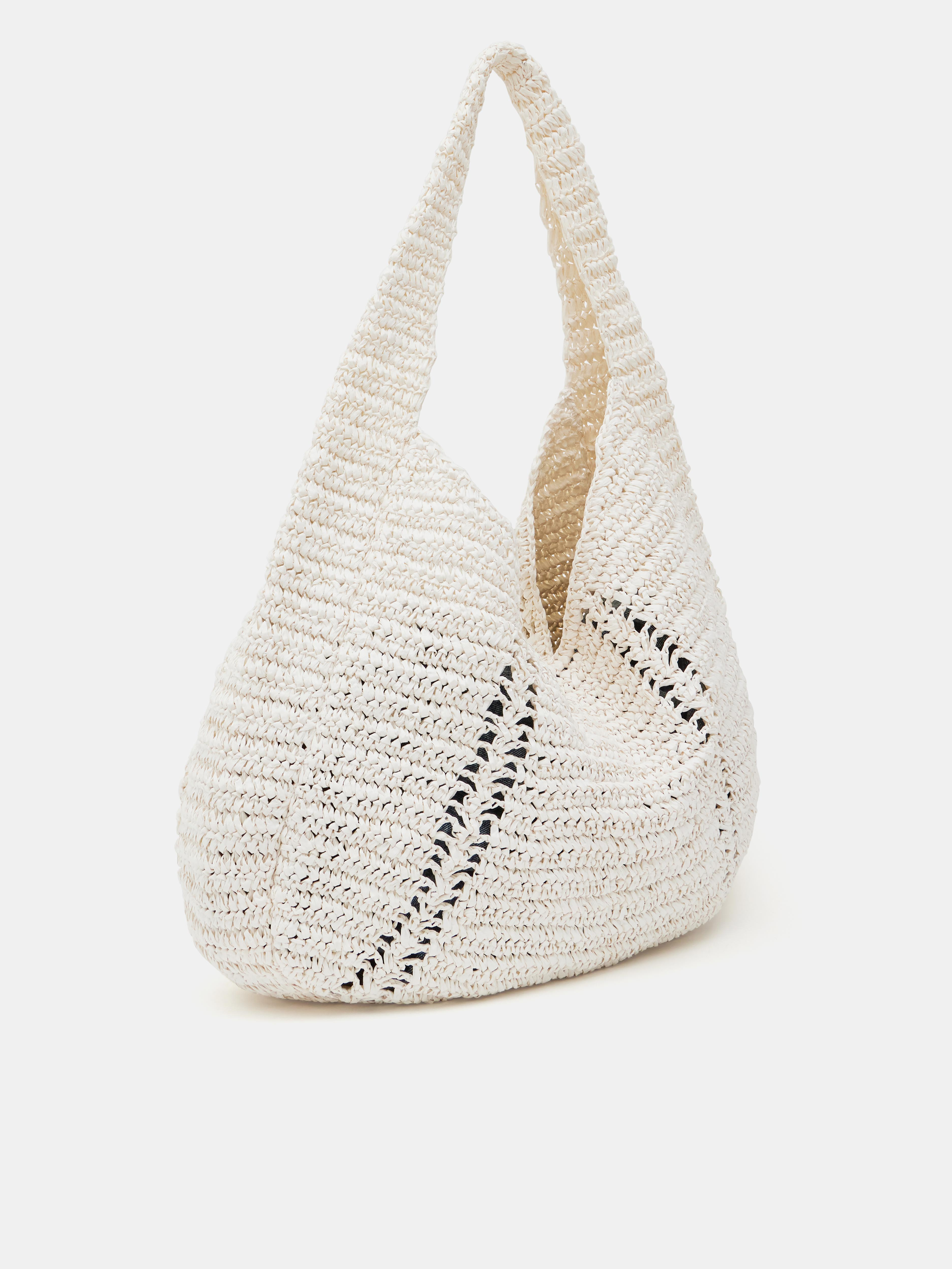 Raffia Oversized Tote Bag
