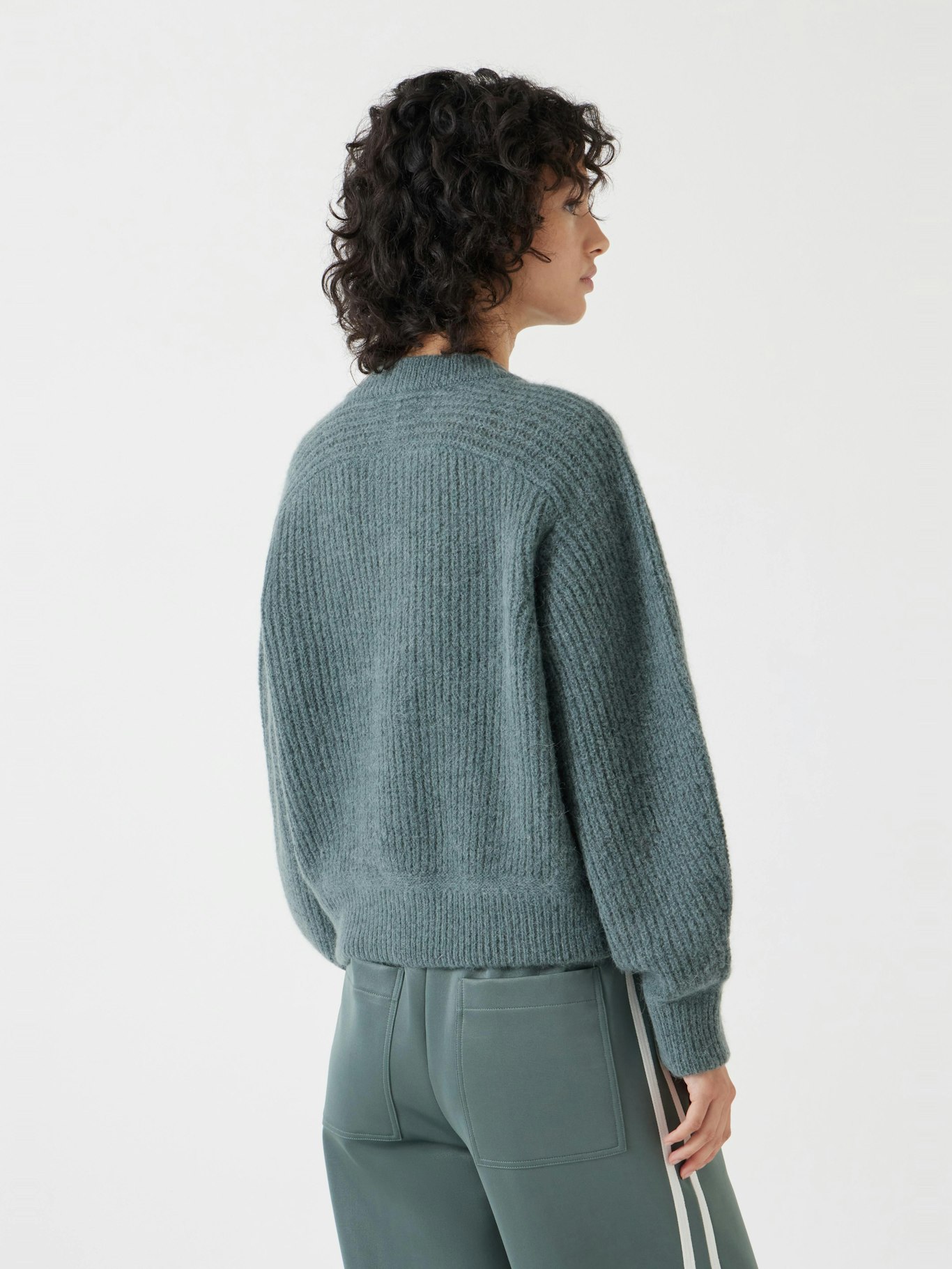 013113-1833-03 Raven Wool Blend Cardigan