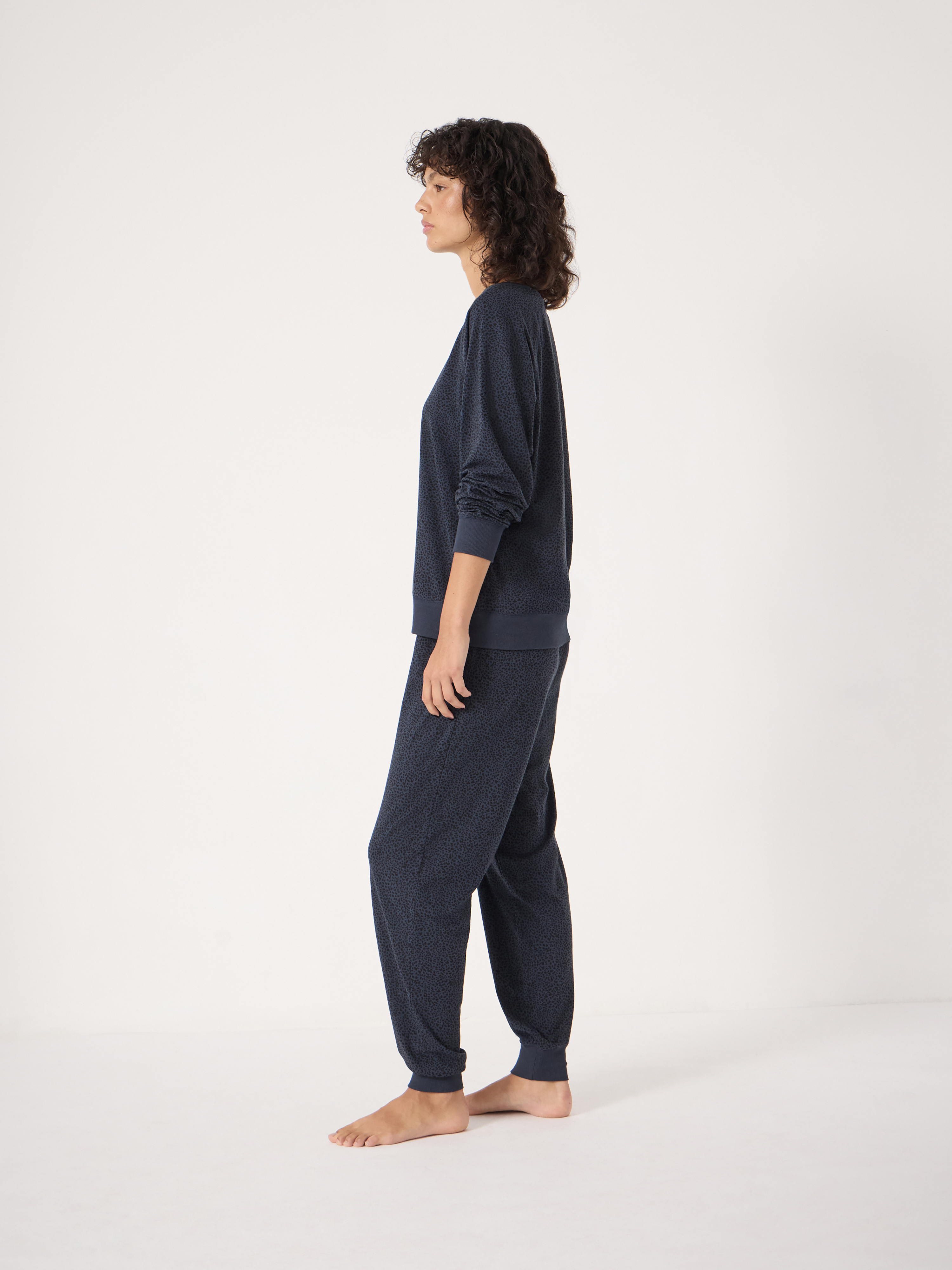 Joelle Jersey Jogger Animal Print Pyjamas