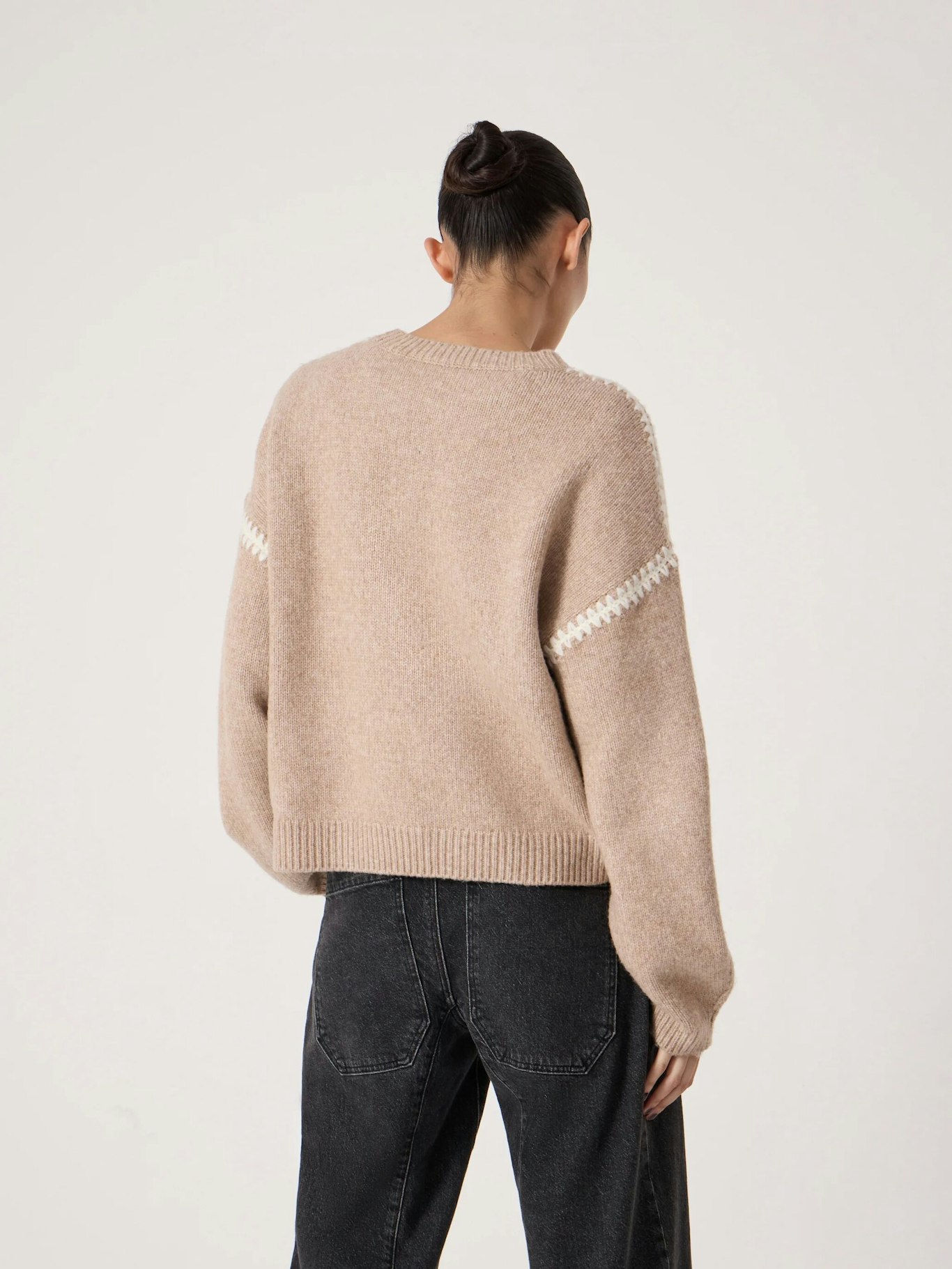 014202-0340-03 Whitney Whipstitch Knitted Jumper
