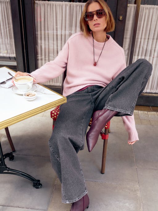 Bree Horseshoe Barrel Leg Jeans